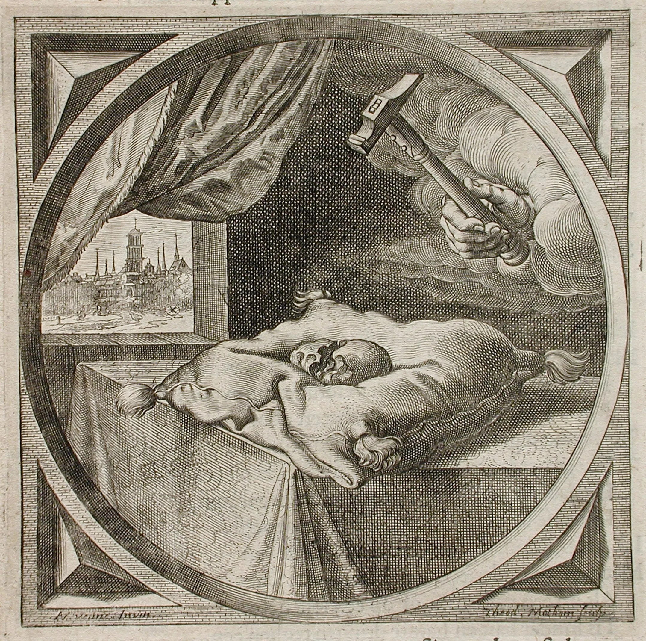Illustration to "Hovwelyck" by Jacob Cats