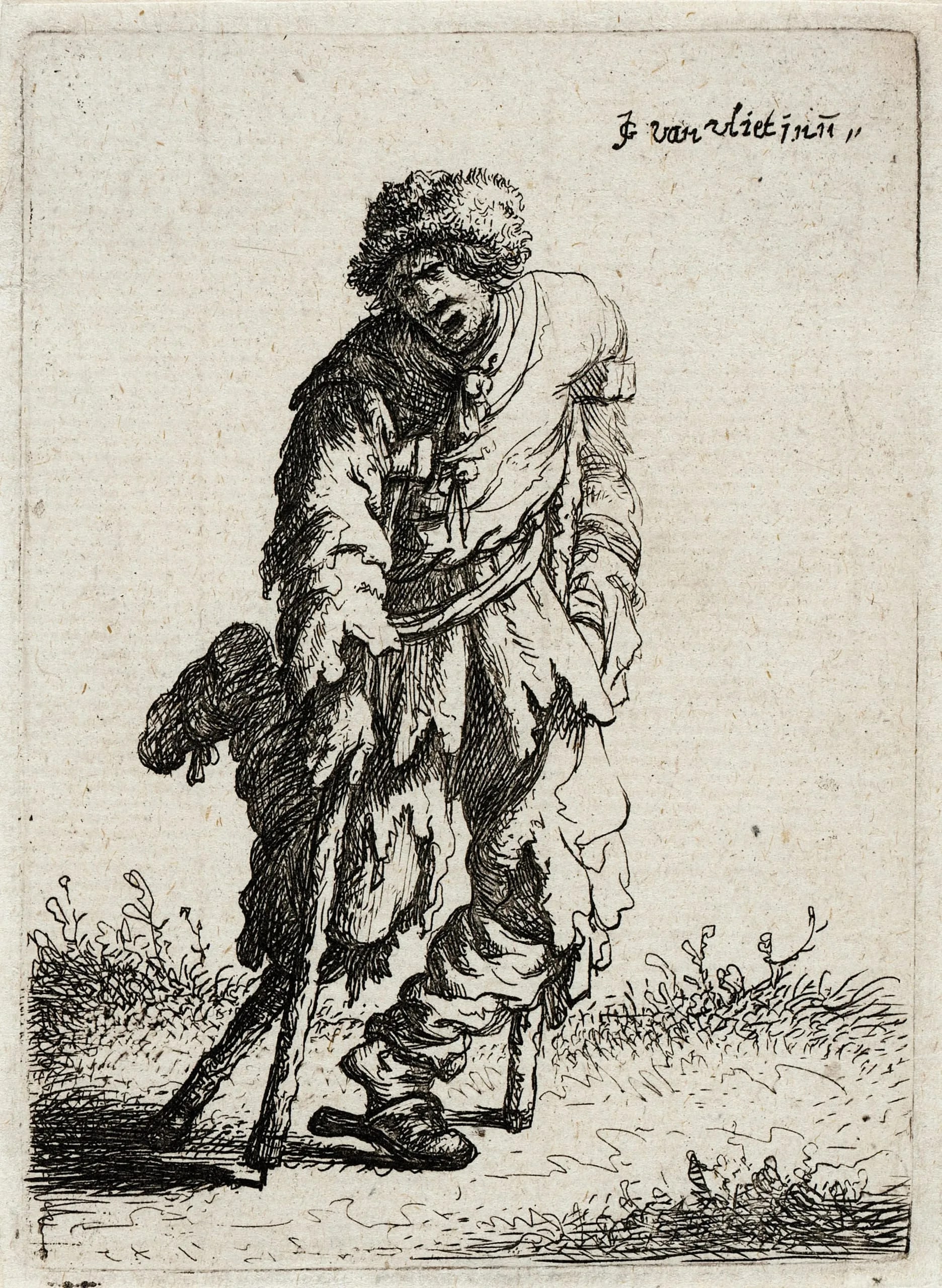 Beggar with a Wooden Leg