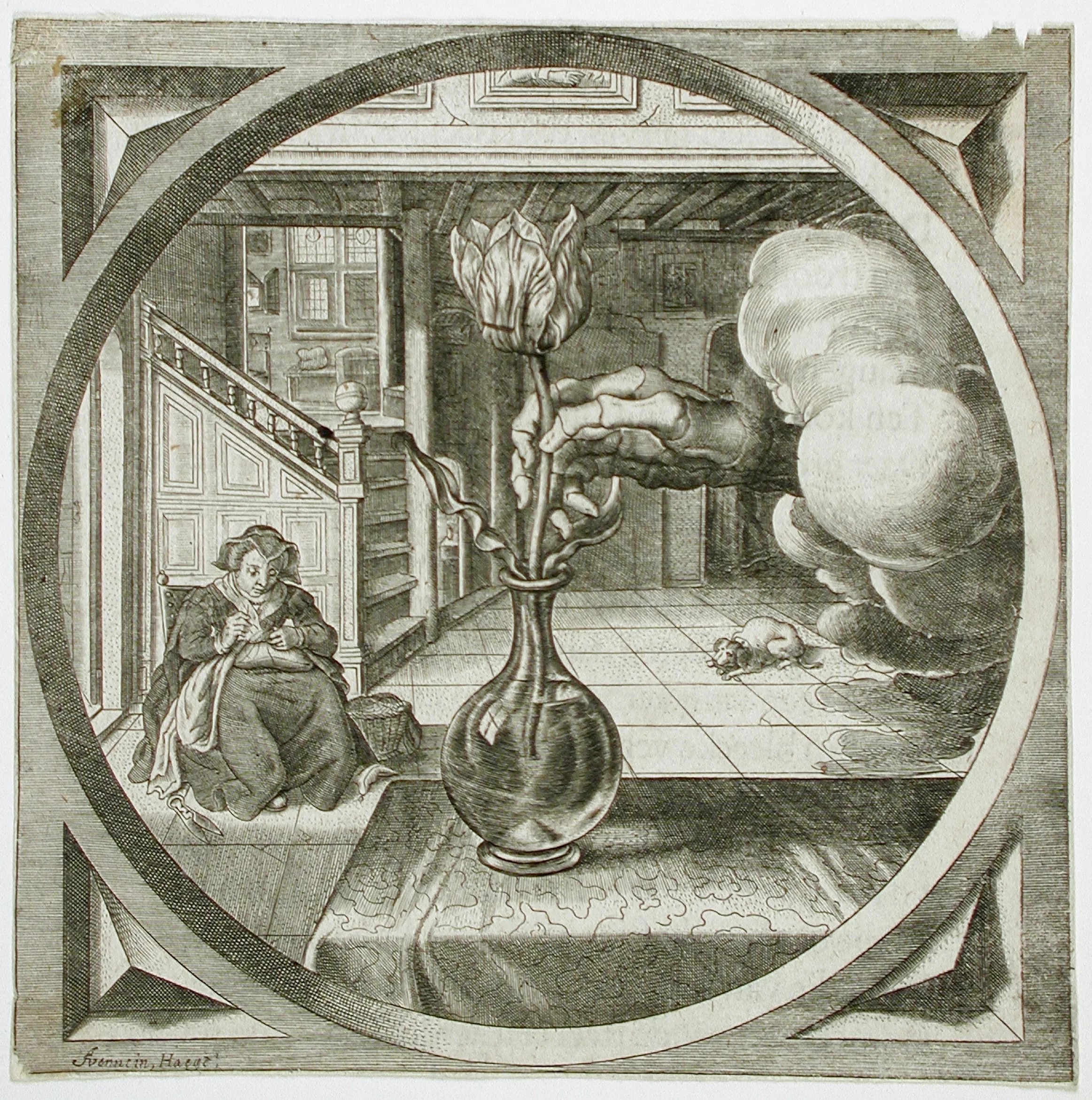 Illustration to "Hovwelyck" by Jacob Cats