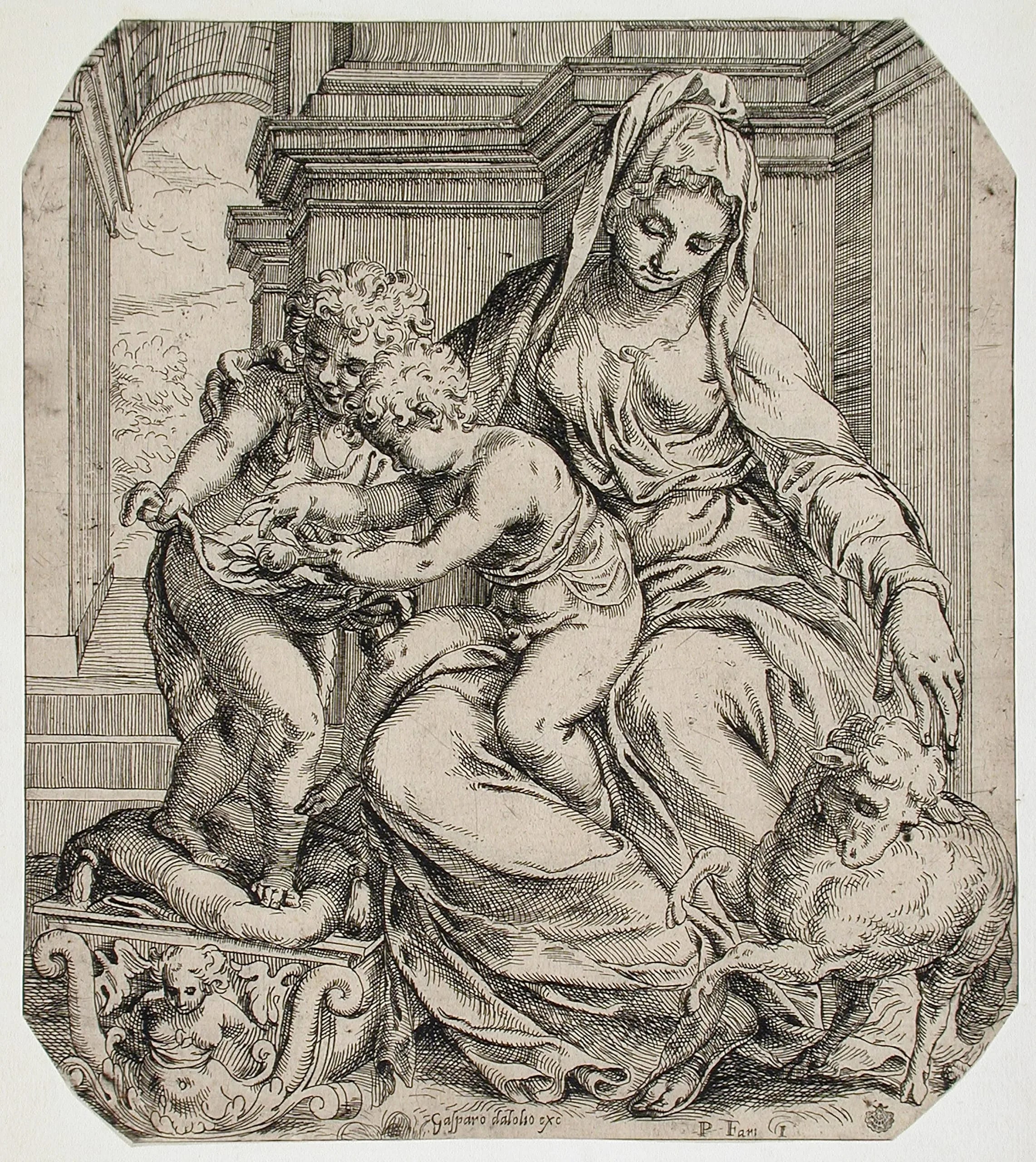 Madonna and Child with Saint John