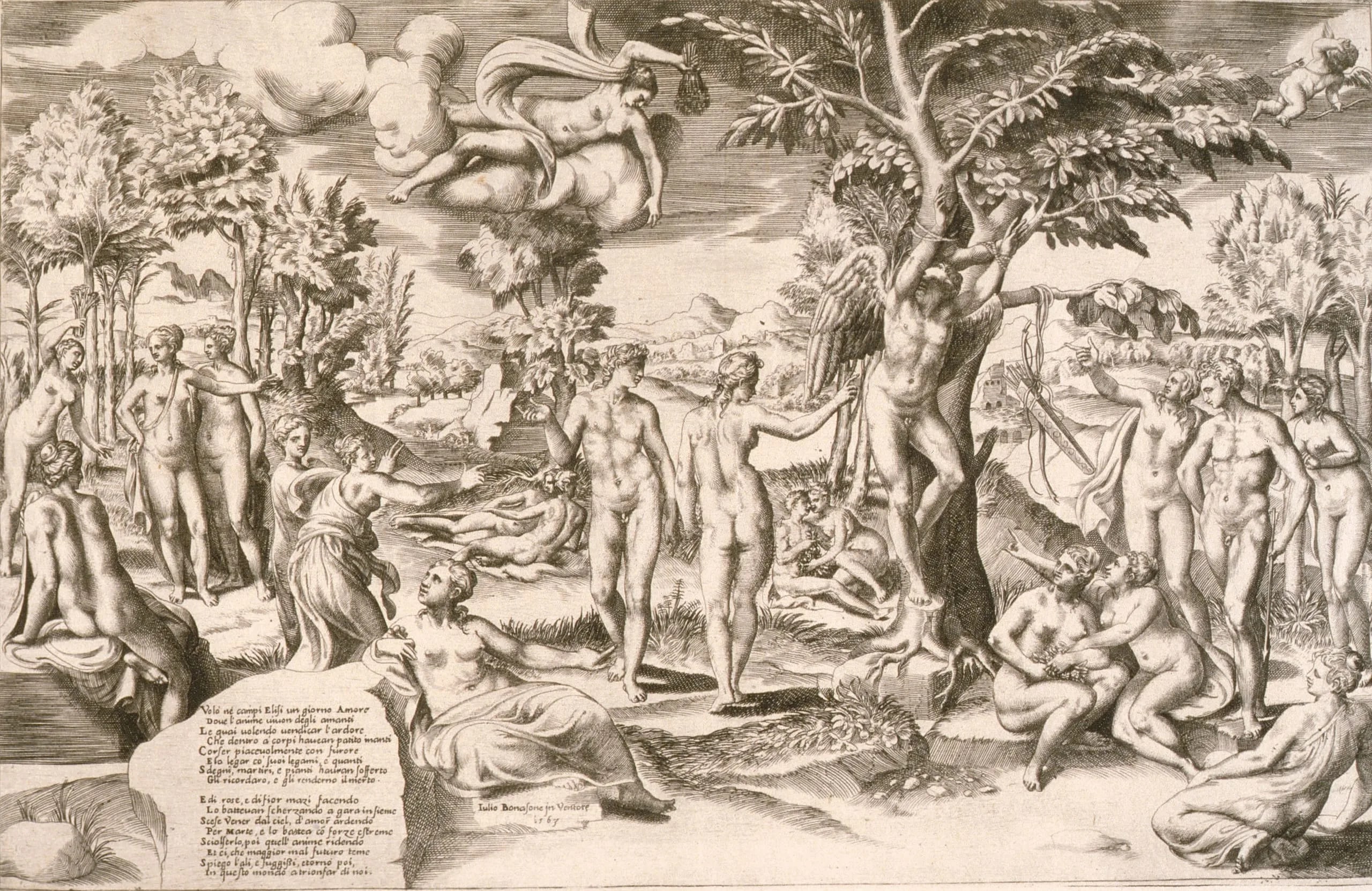 Cupid in the Elysian Fields