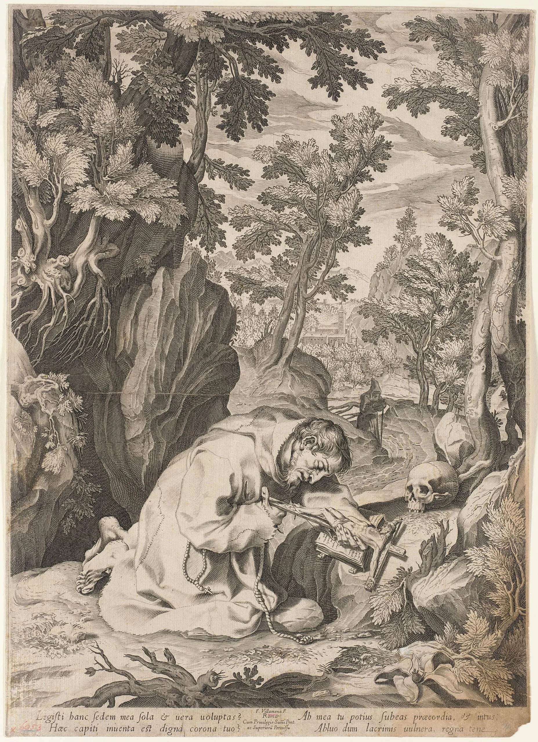 Saint Francis Praying in the Desert