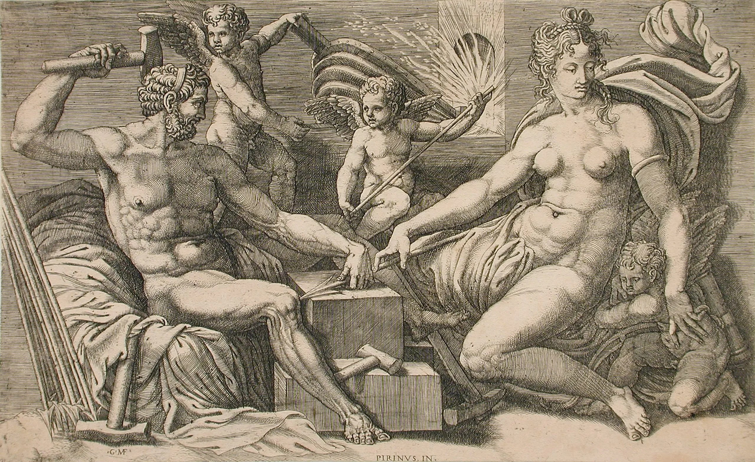 Venus and Vulcan at the Forge