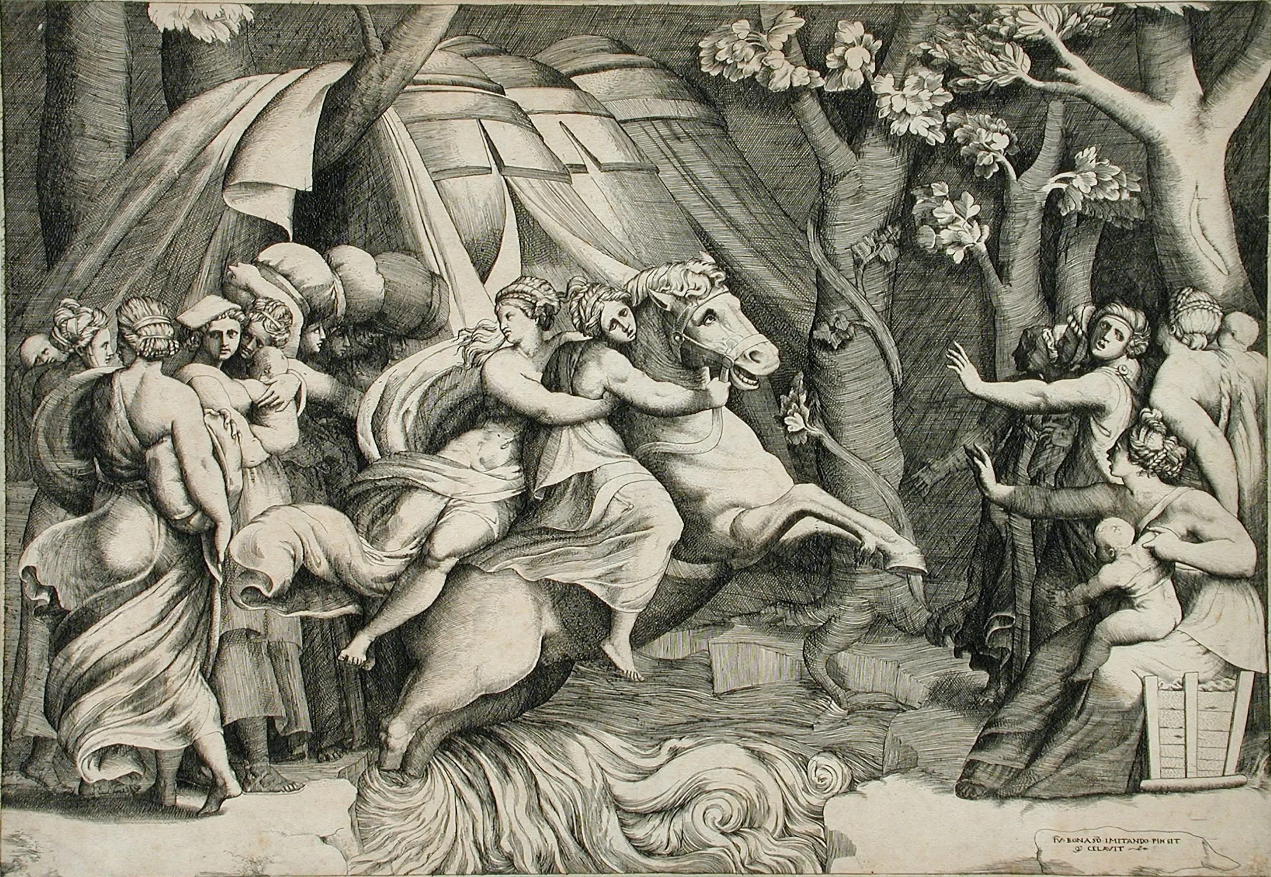 Cloelia Crossing the Tiber