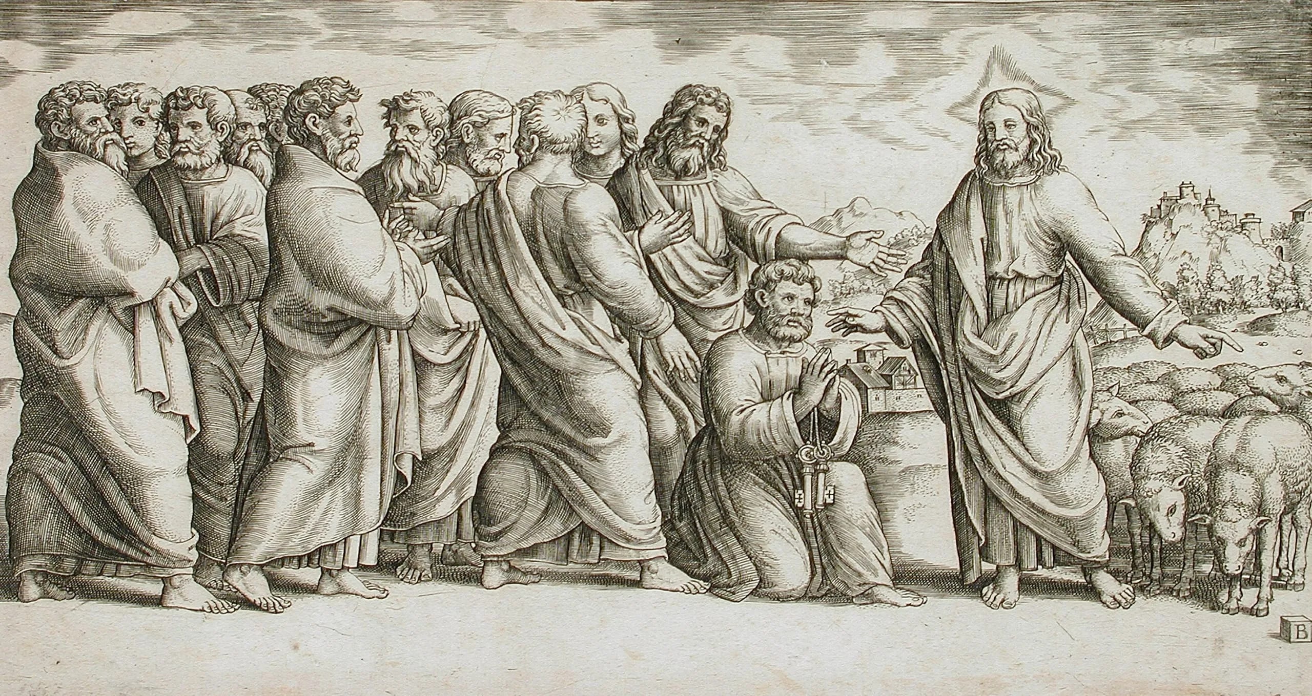 Christ Delivers the Keys to Saint Peter