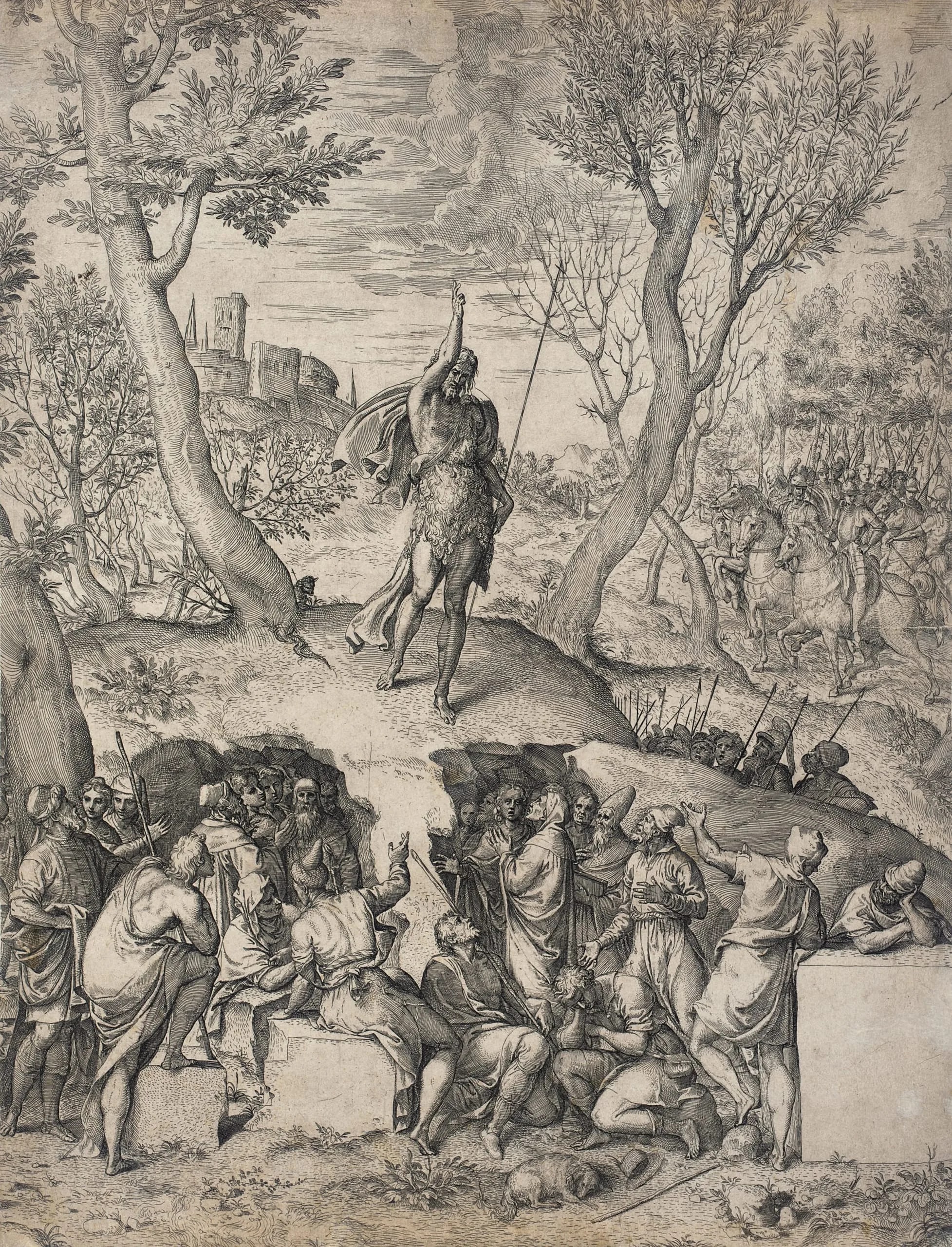 Saint John the Baptist Preaching