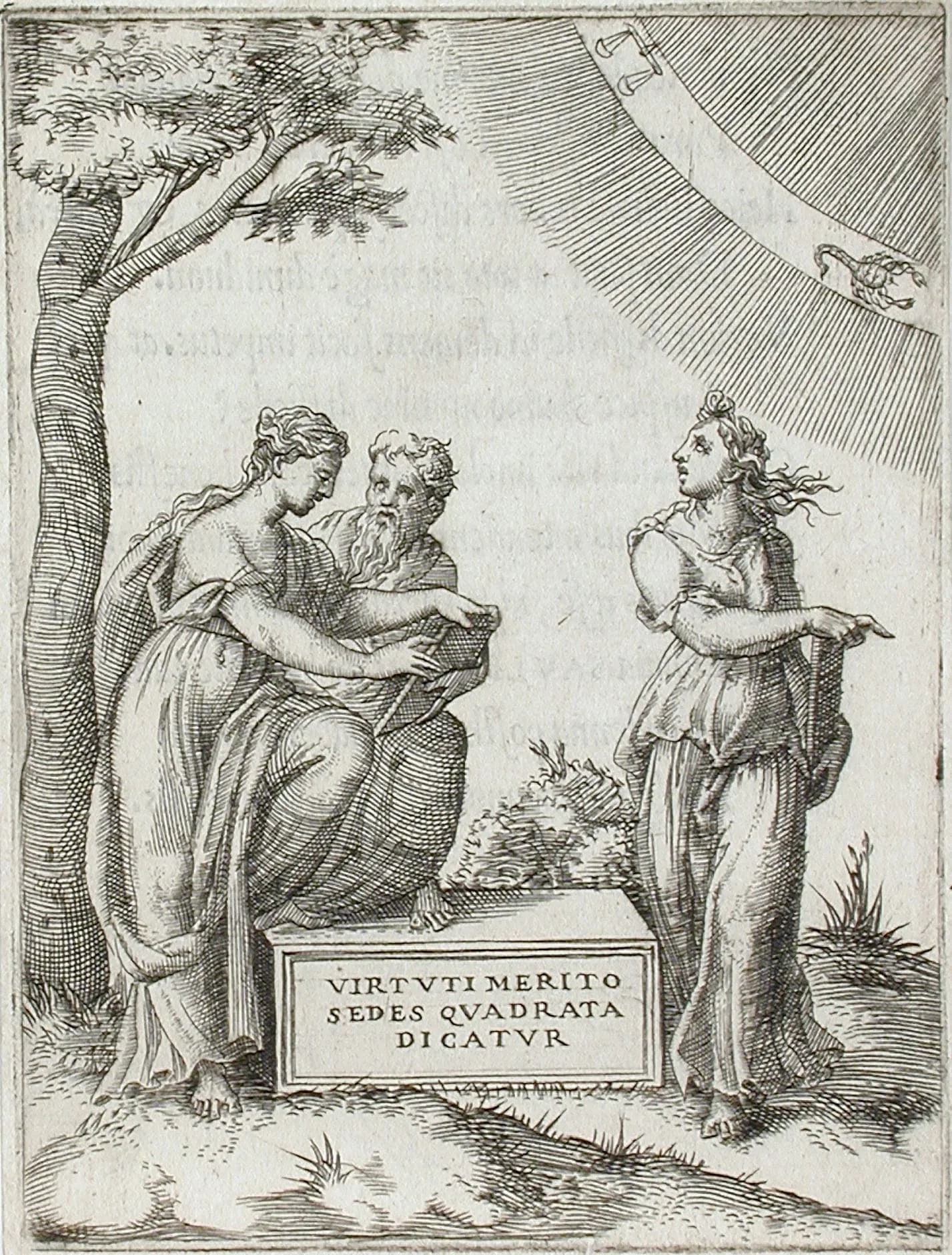 Two Women and Man with the Signs of Libra and Scorpio