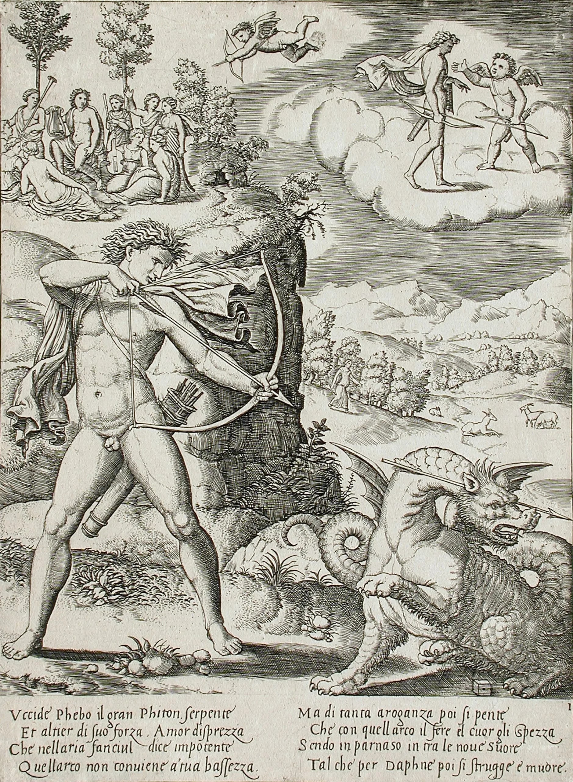 Apollo Killing the Python