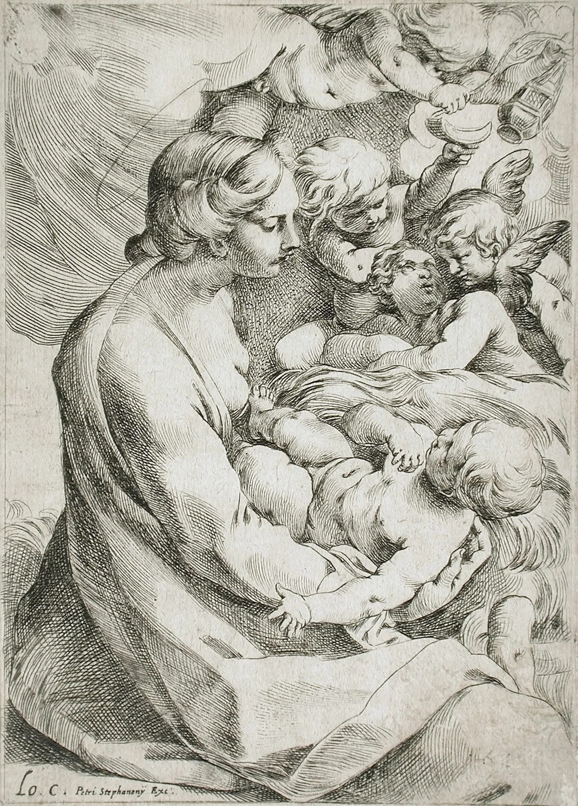 Madonna and Child with Angels
