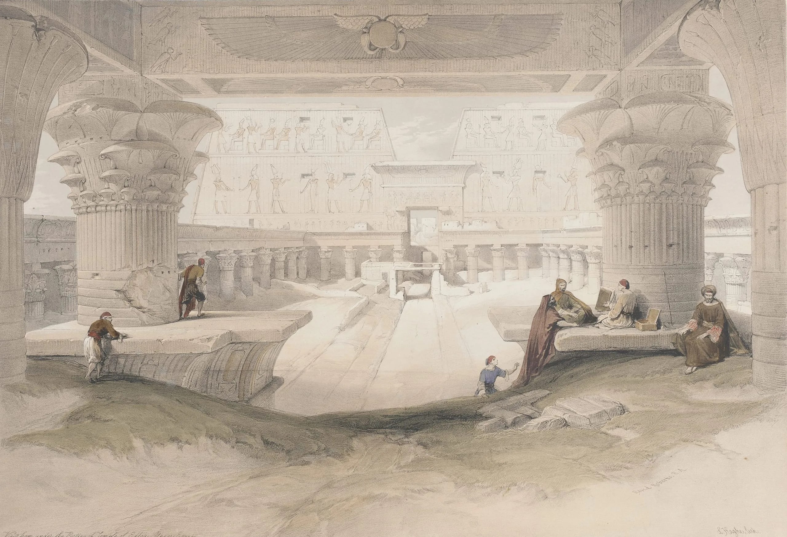 Portico of Temple of Edfu