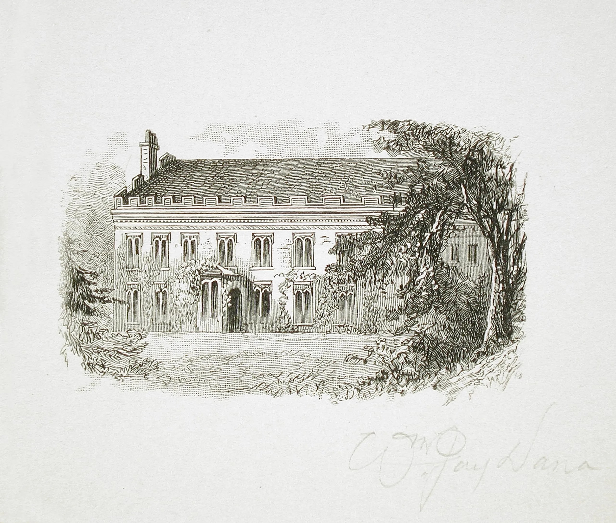 House with Tree on Right