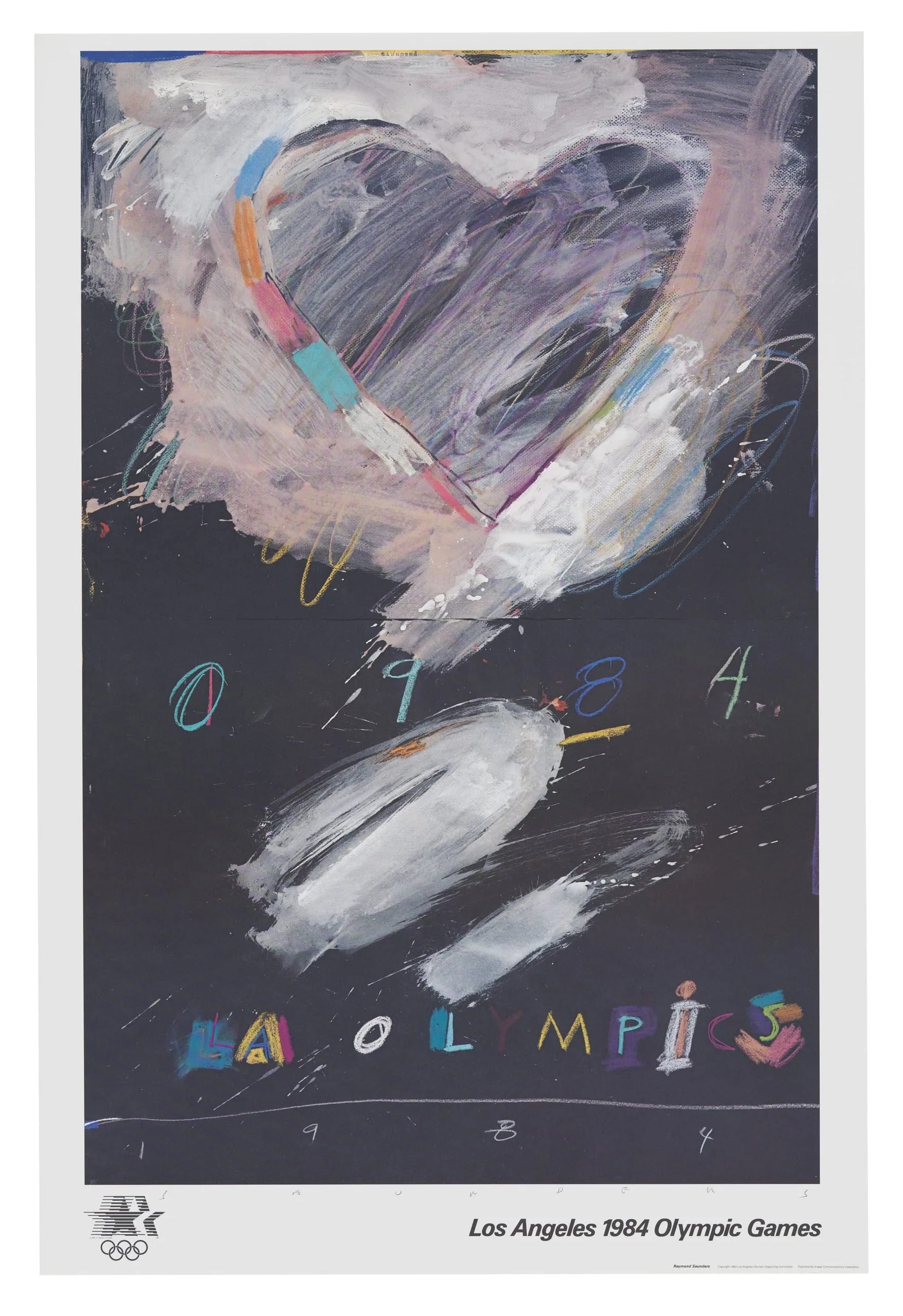 Poster for the Games of the XXIII Olympiad, Los Angeles, 1984