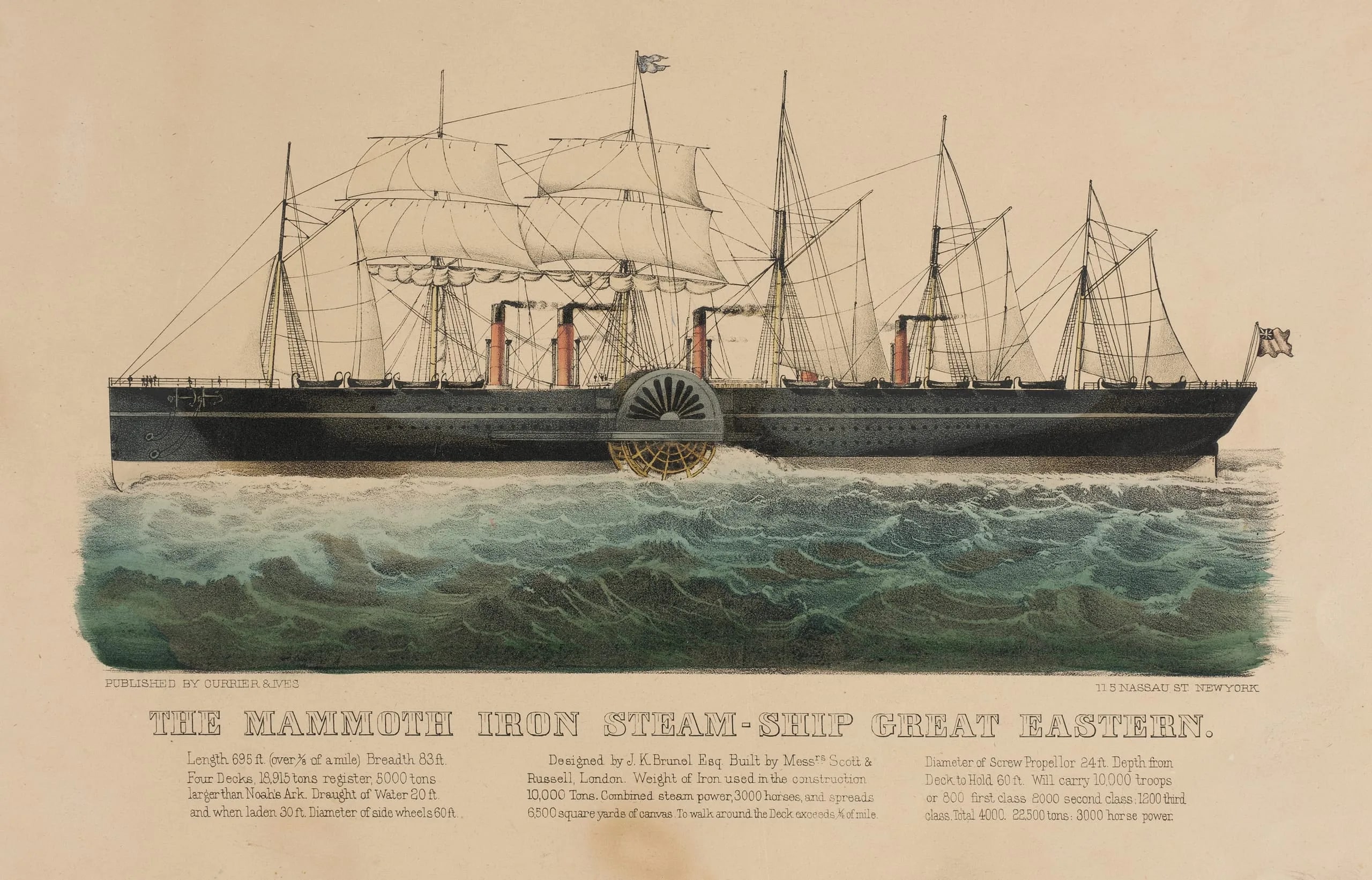 The Mammoth Iron Steam-Ship Great Eastern