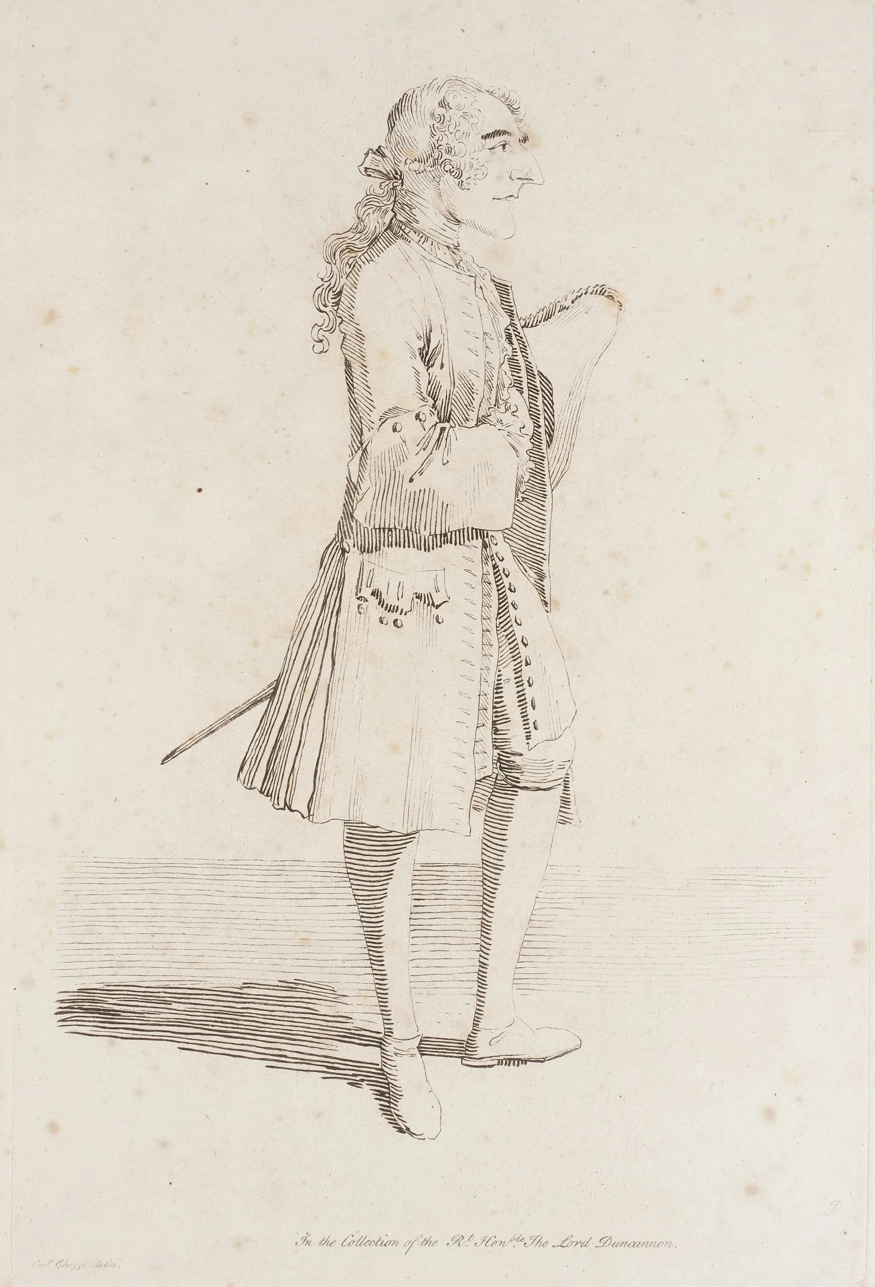Caricature of William Conolly, M.P.