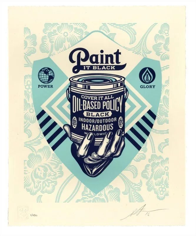 Paint it Black Letterpress