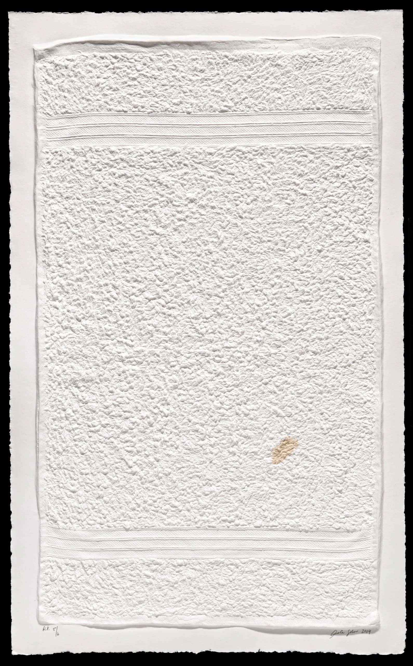 Three Stripe Hand Towel (with Stain)