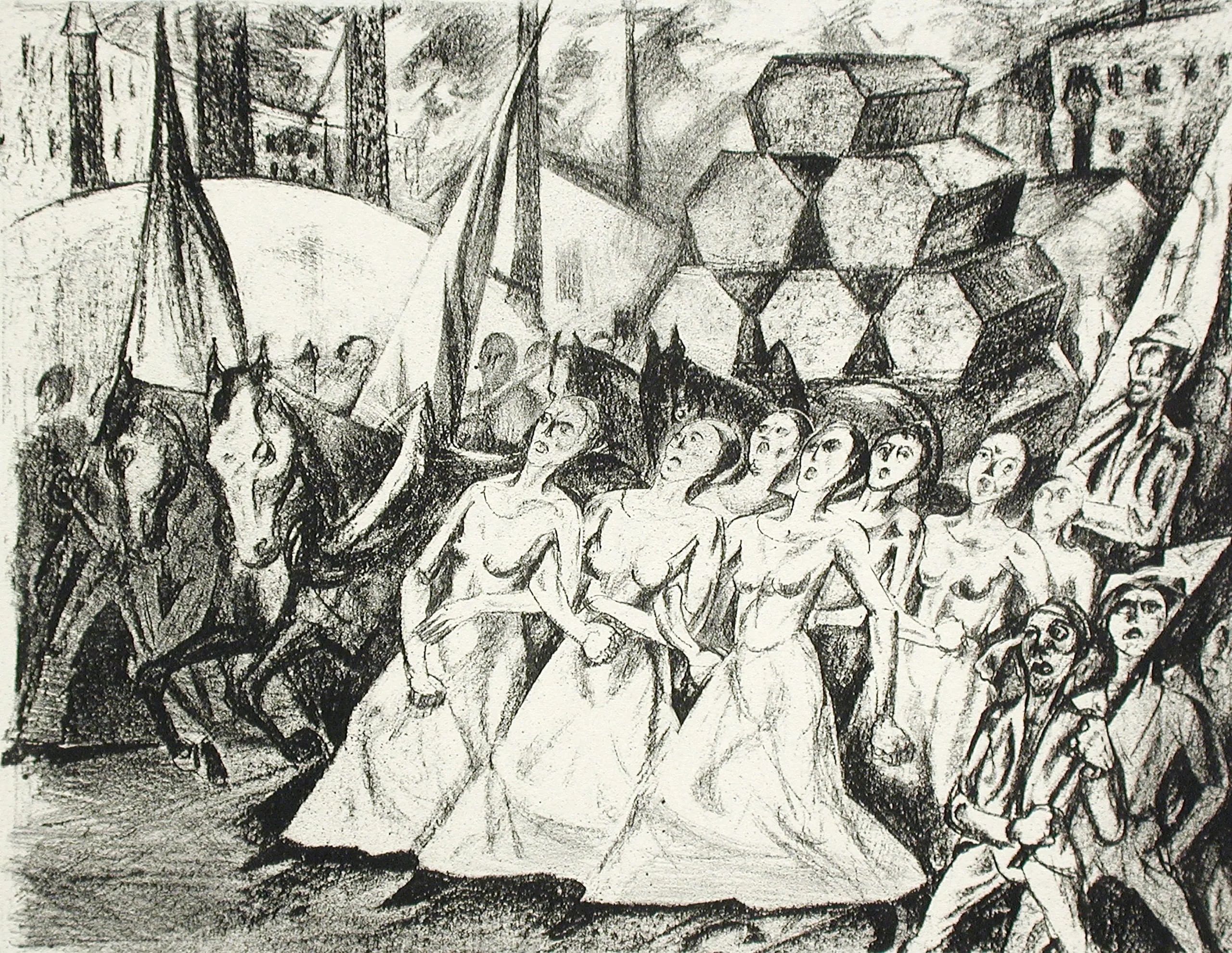 Burial of the sacrifices