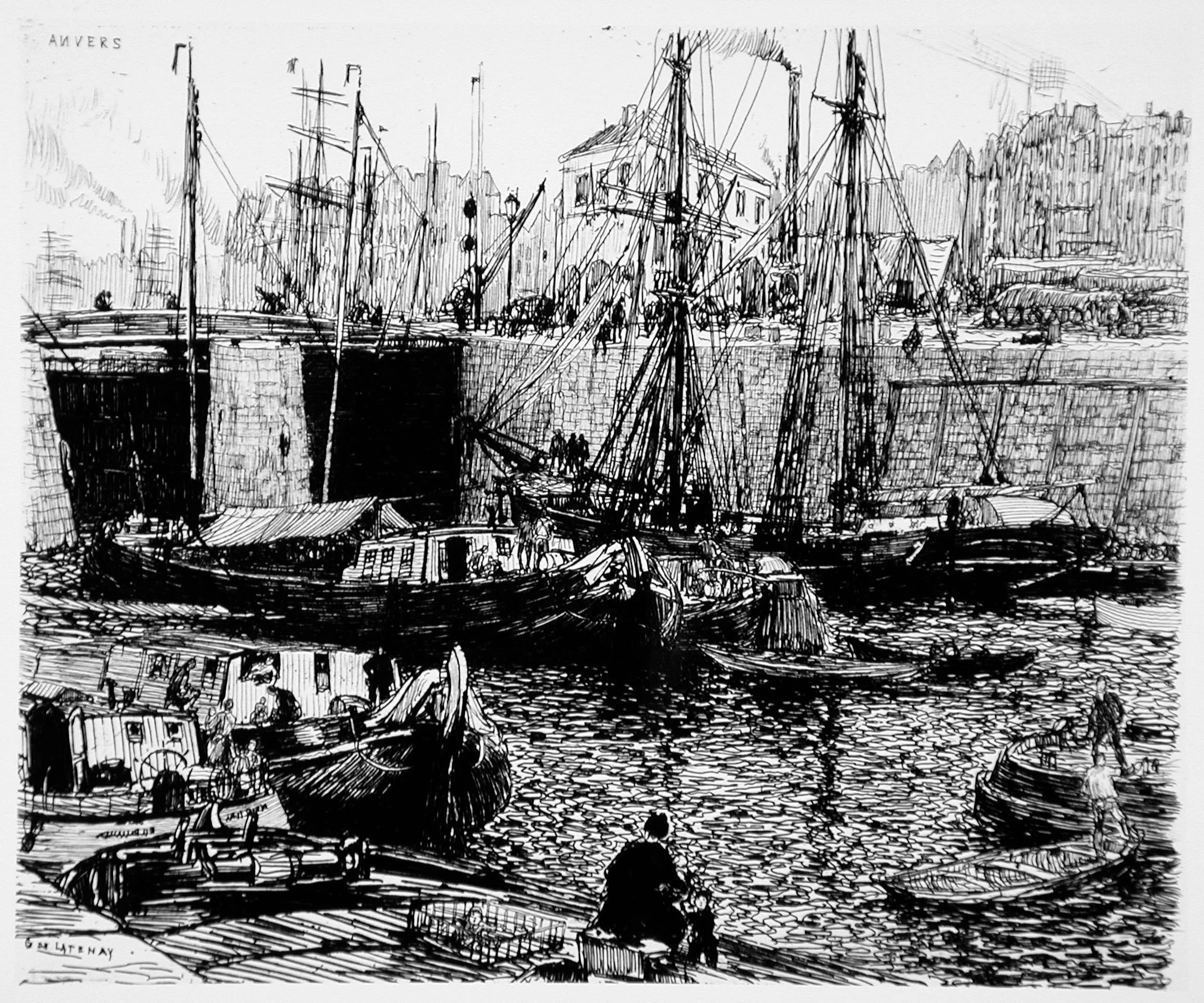 Antwerp harbor