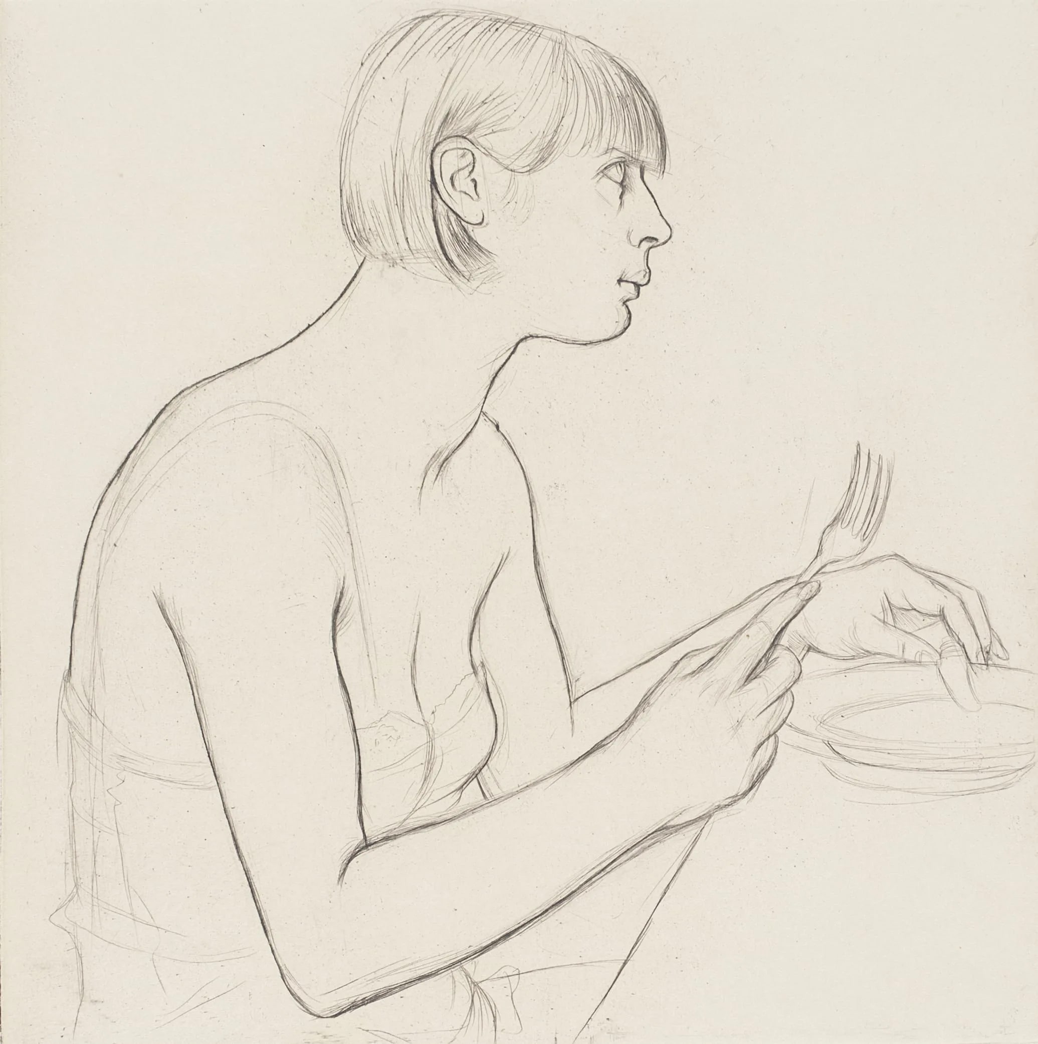 Martha (Girl Eating)