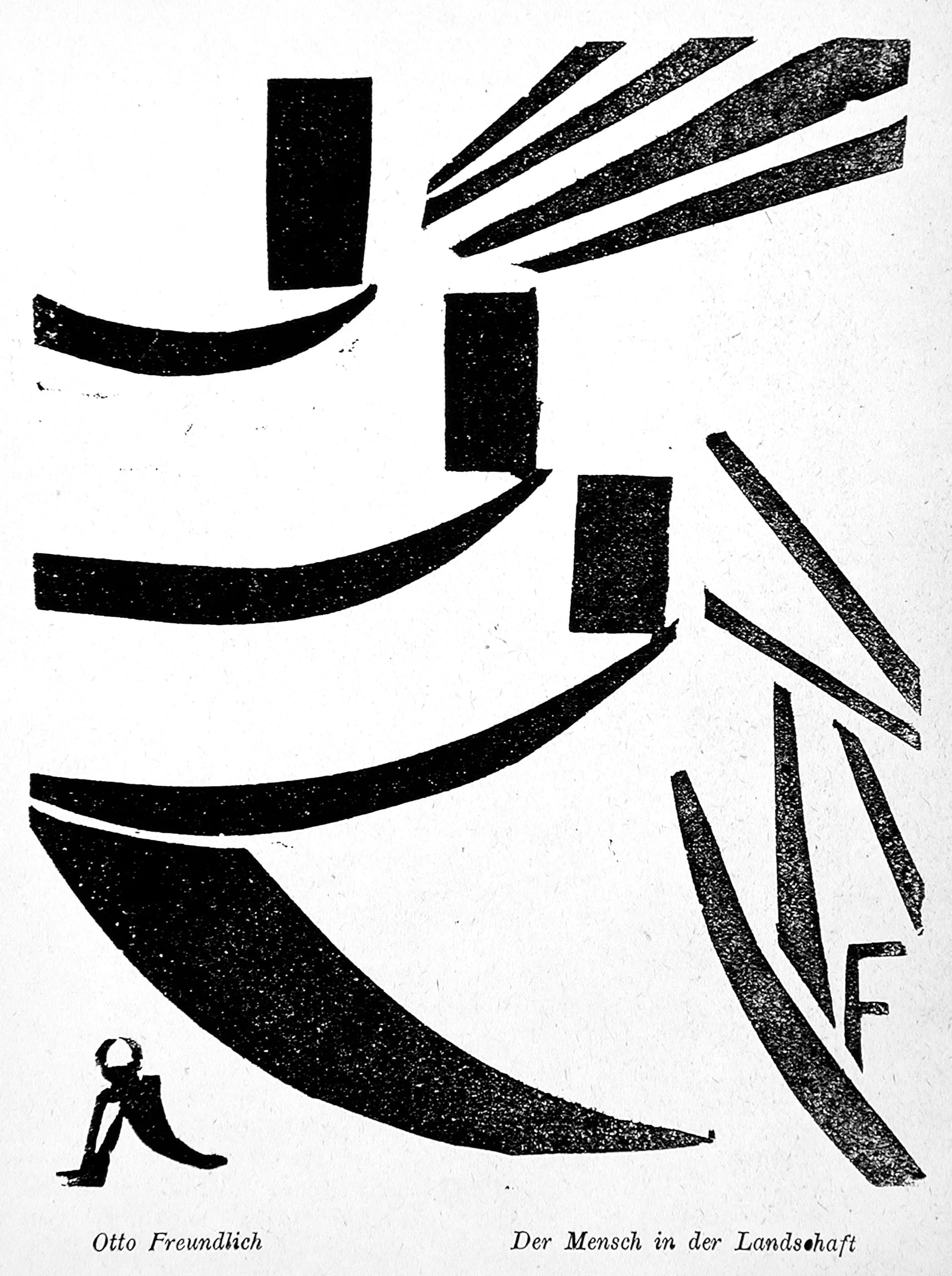 Figure in landscape