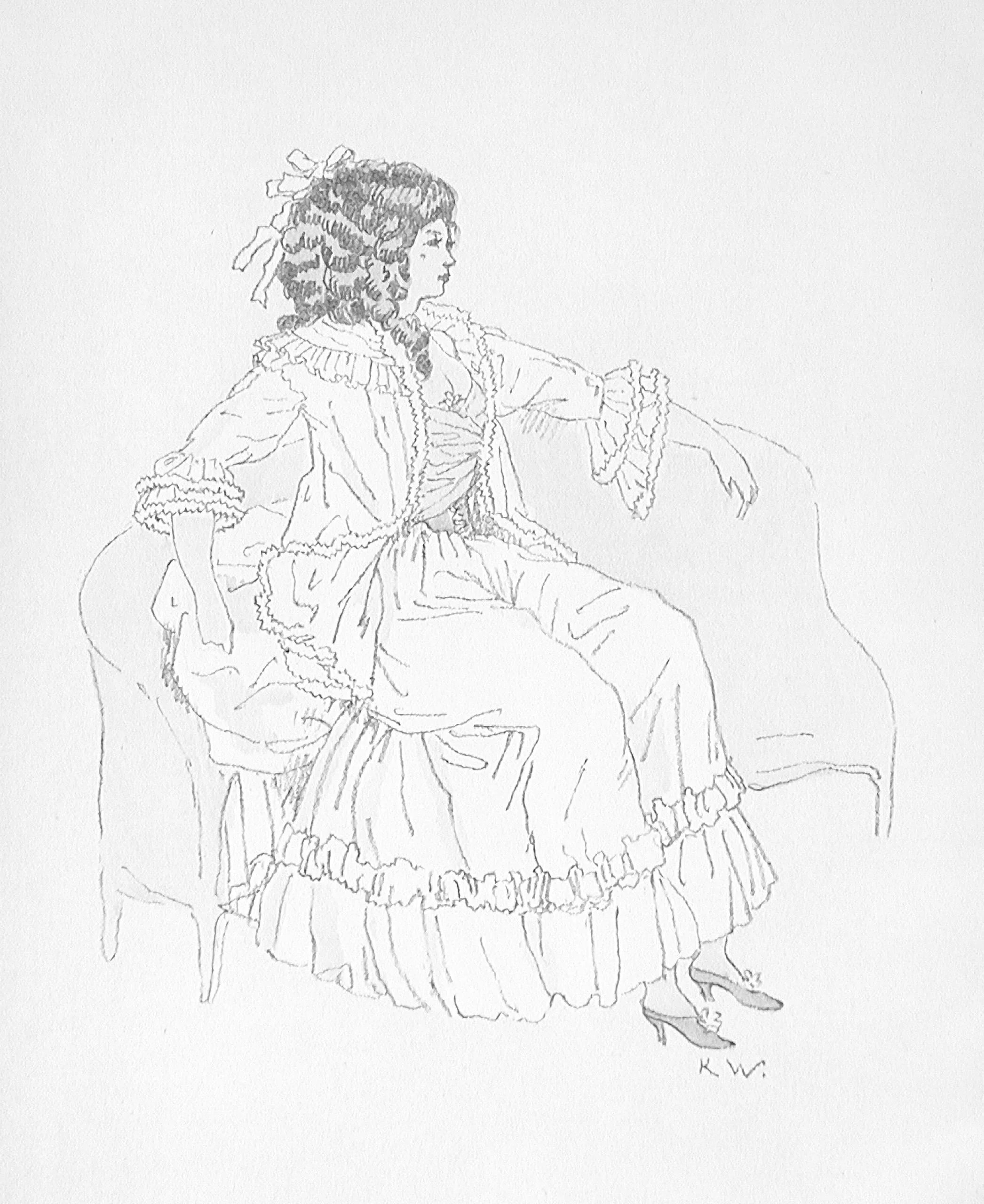 Female figure from Figaro