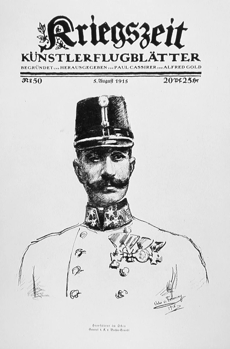 Army commander in the East-General Boehm-Ermolli