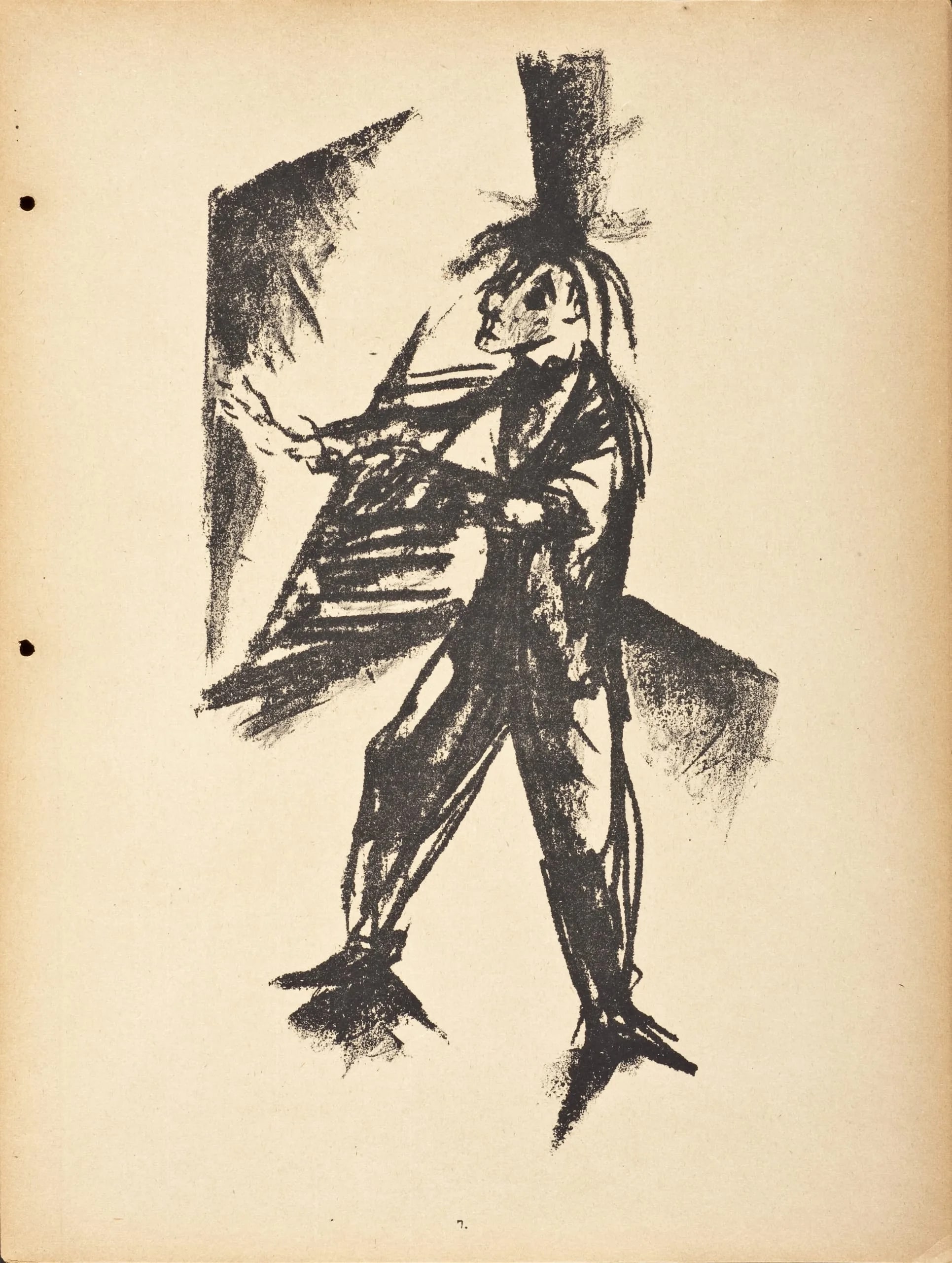 The blind man