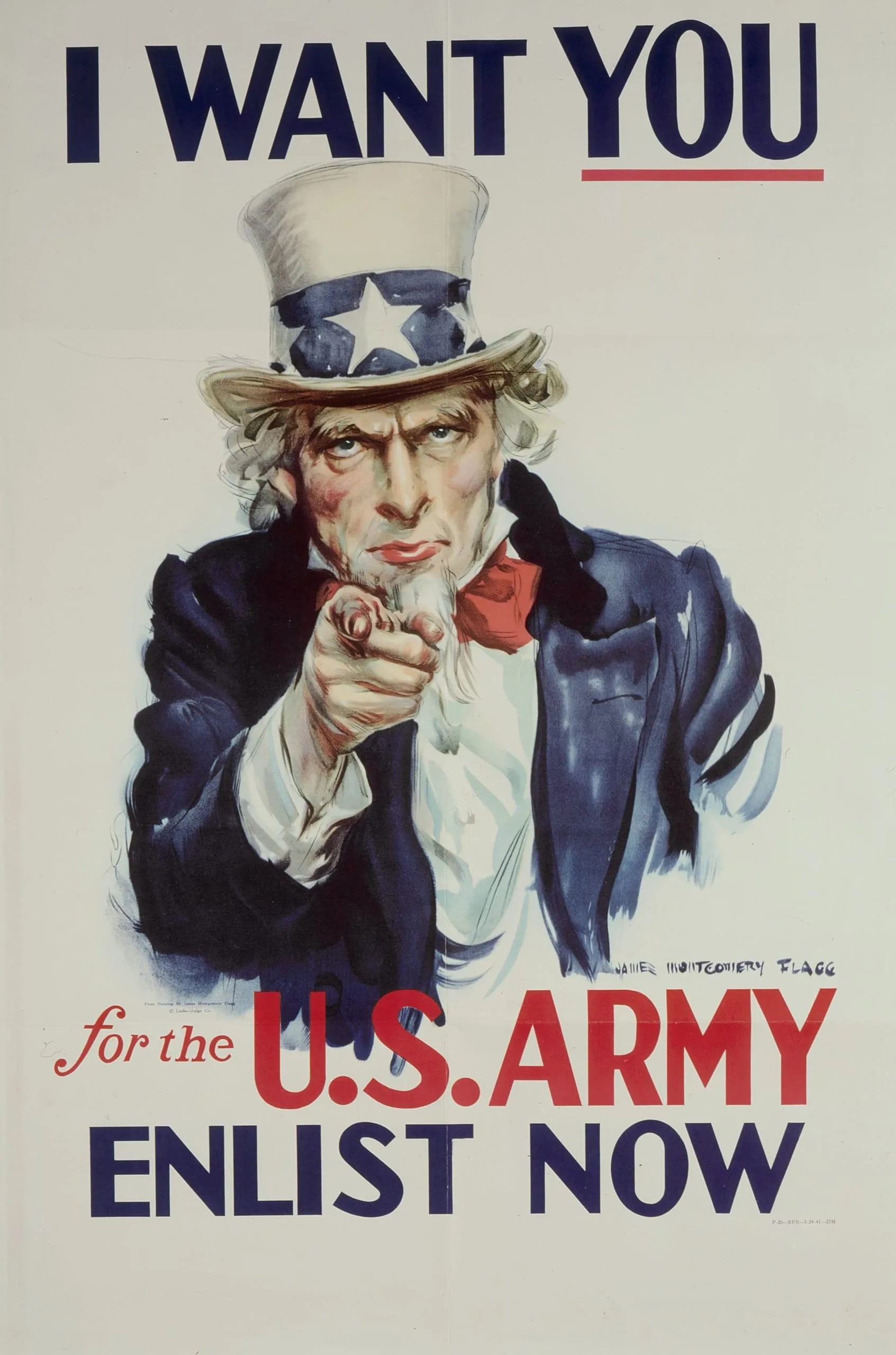I Want You for the U.S. Army enlist now