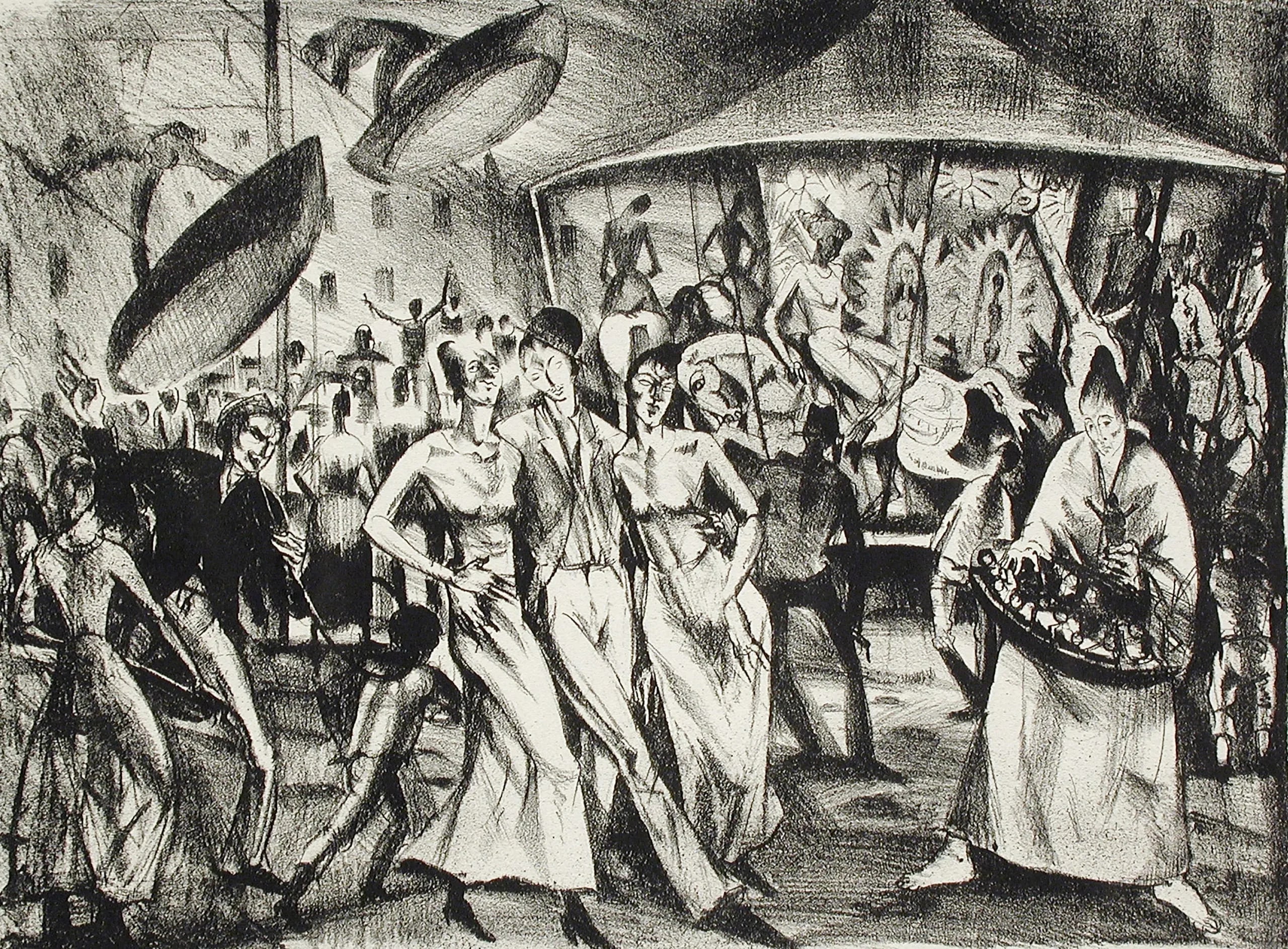 Busy square