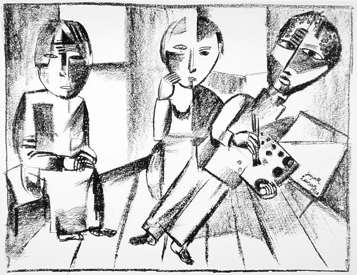 In the studio