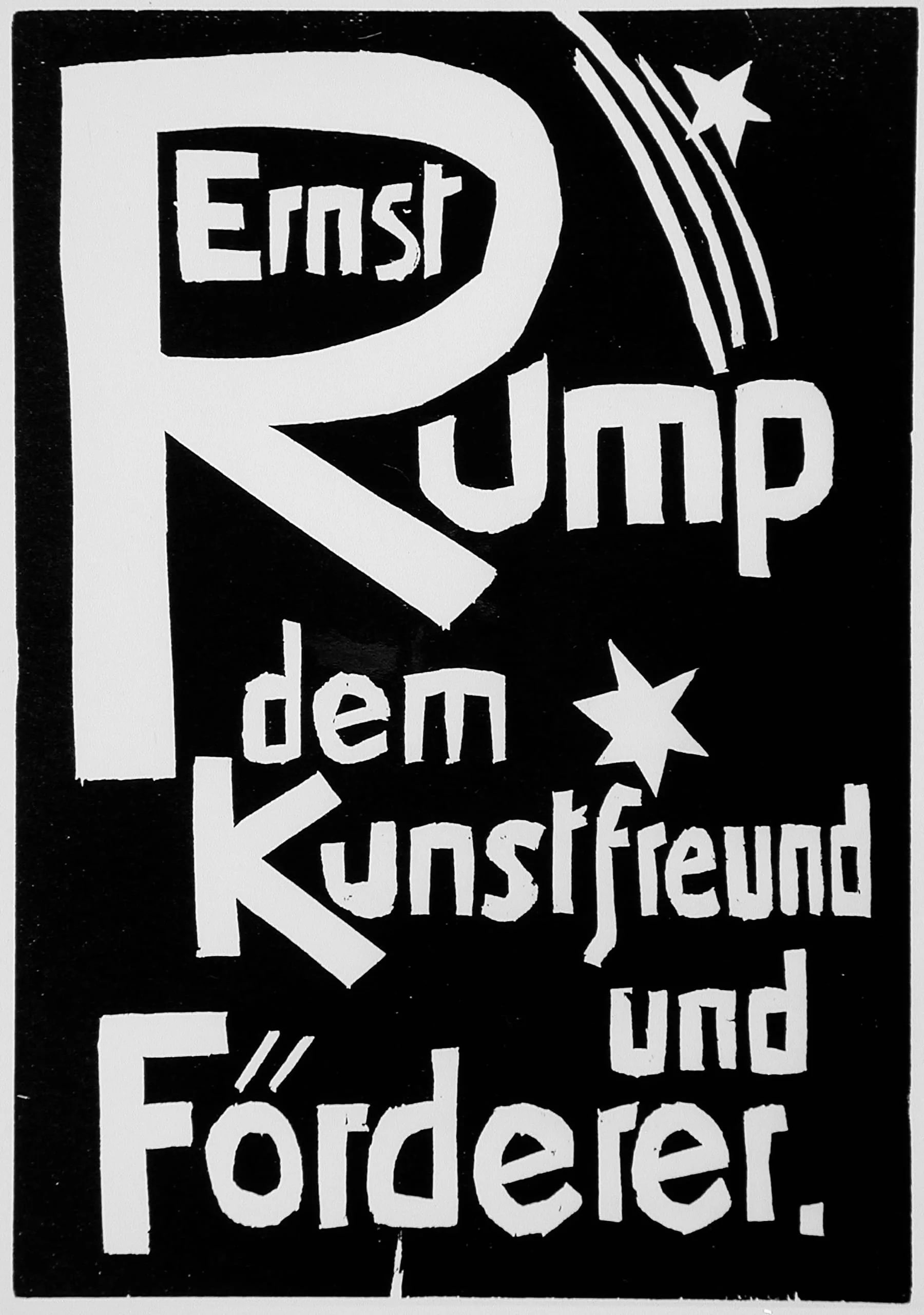 Ernst Rump, friend of art and patron