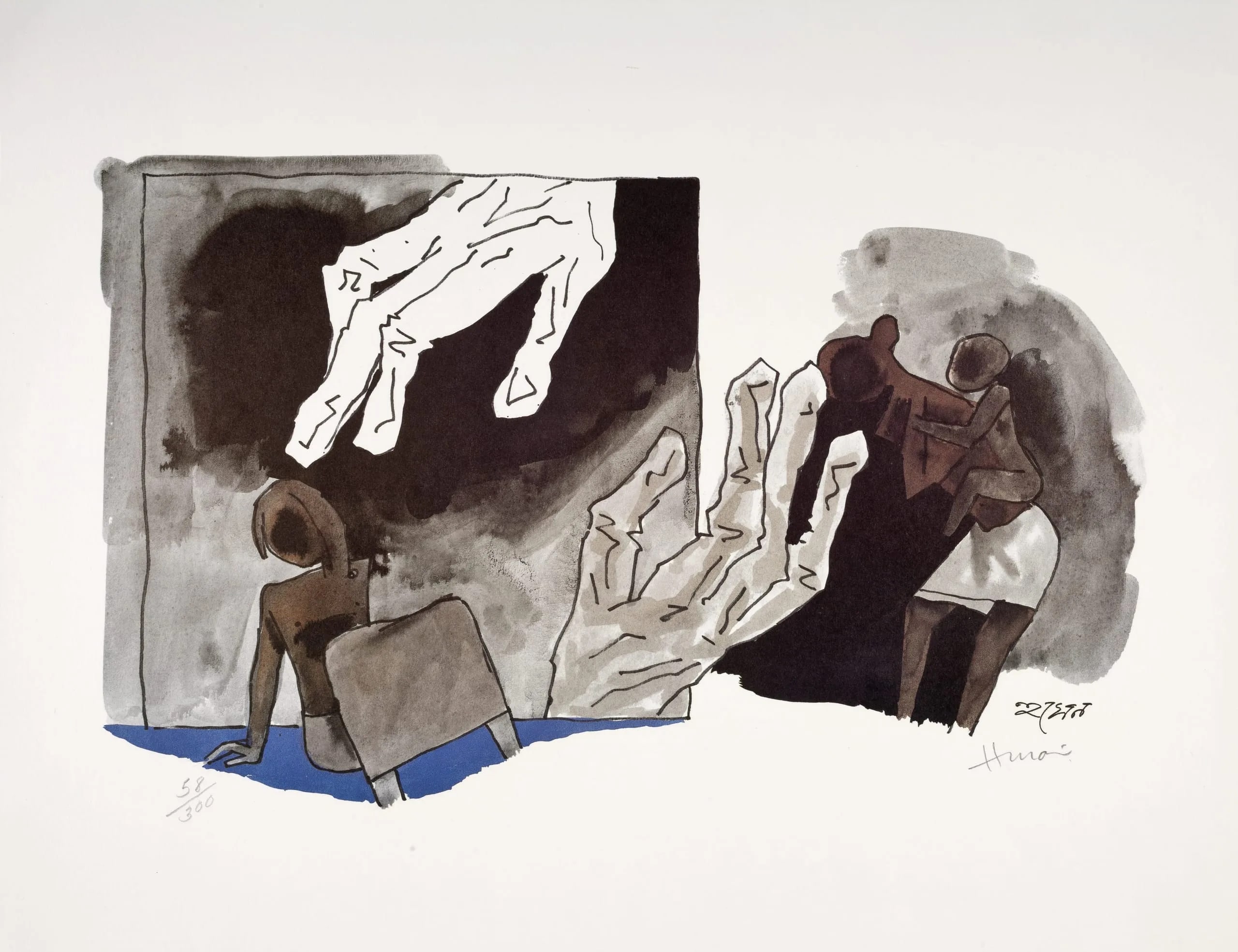 Folio from the Mother and Child (Mother Teresa) Series