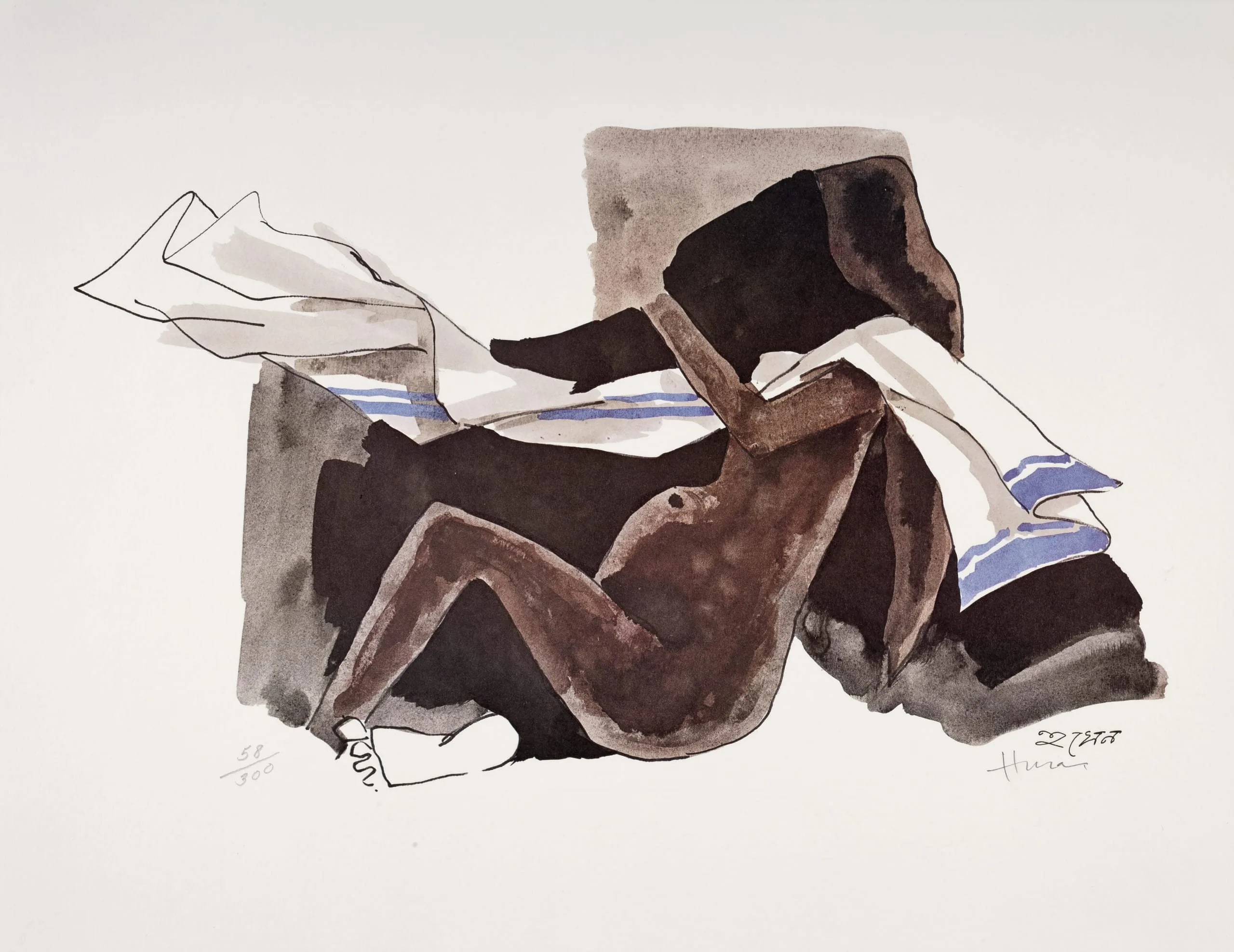 Folio from the Mother and Child (Mother Teresa) Series