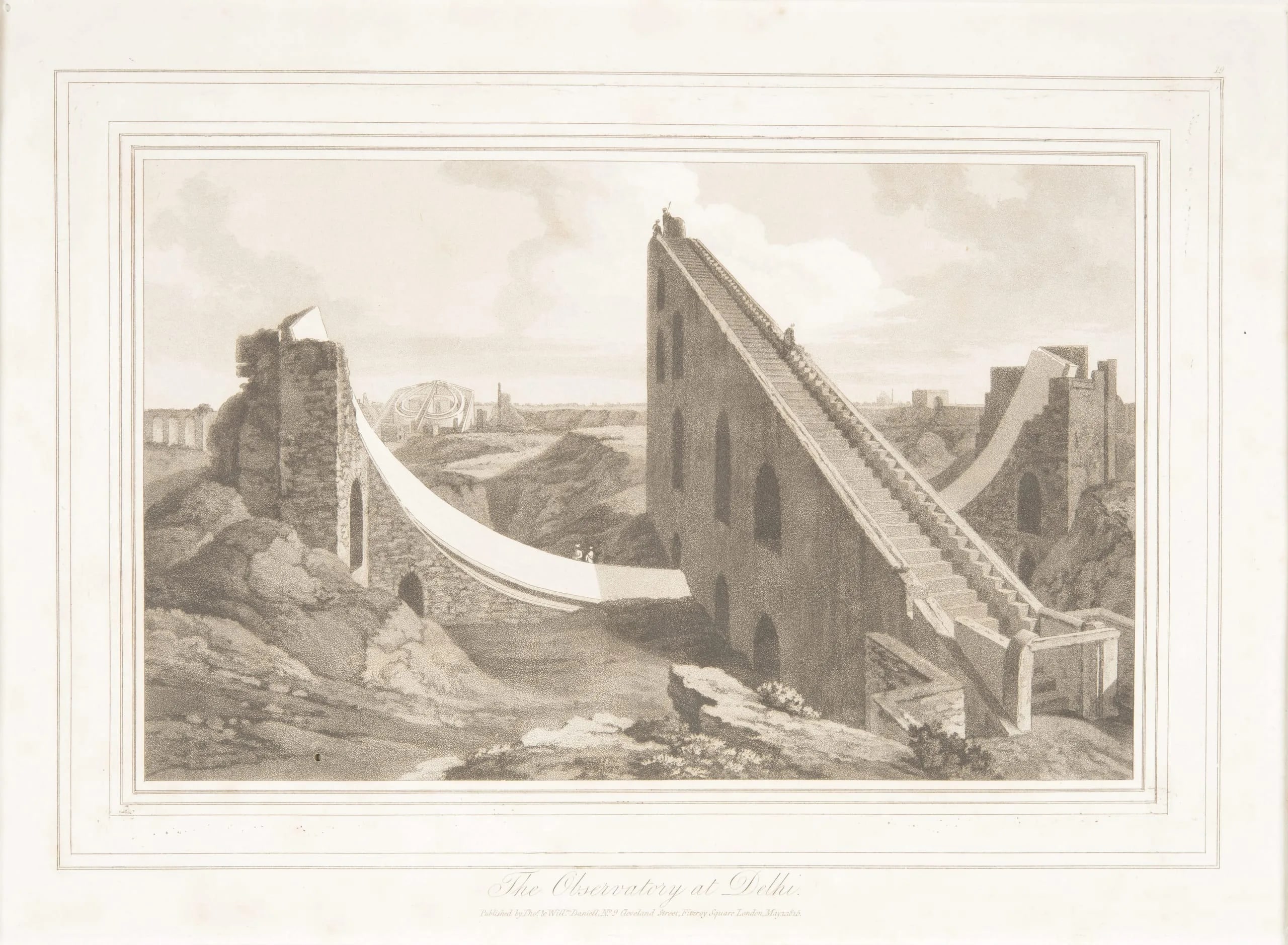 The Observatory at Delhi from 'Oriental Scenery, Quarto Prints'