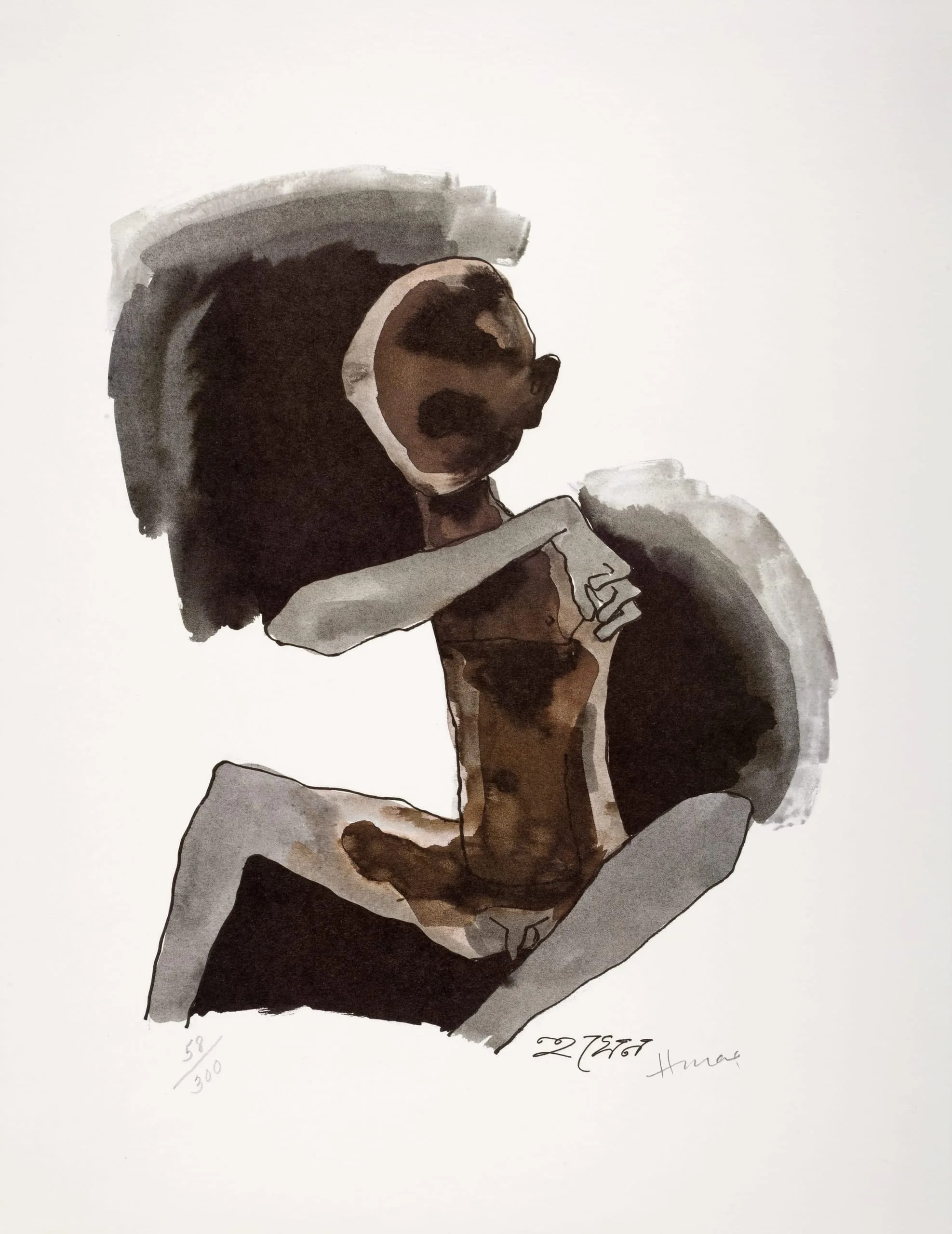 Folio from the Mother and Child (Mother Teresa) Series