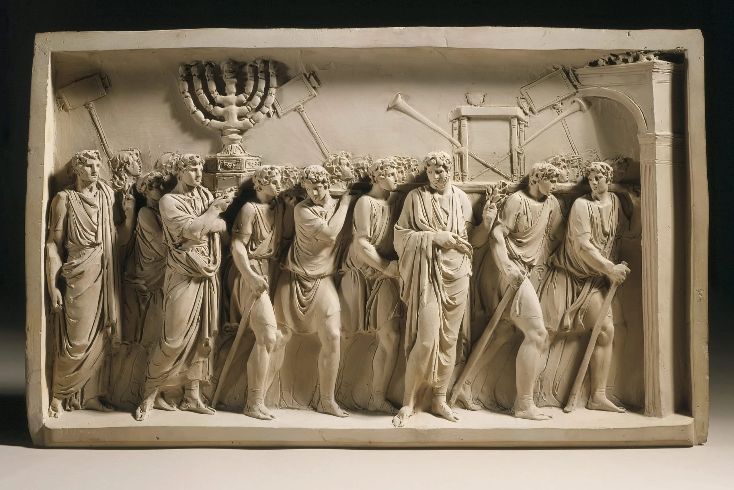 Spoils of the Temple: After a Relief from the Arch of Titus, Rome