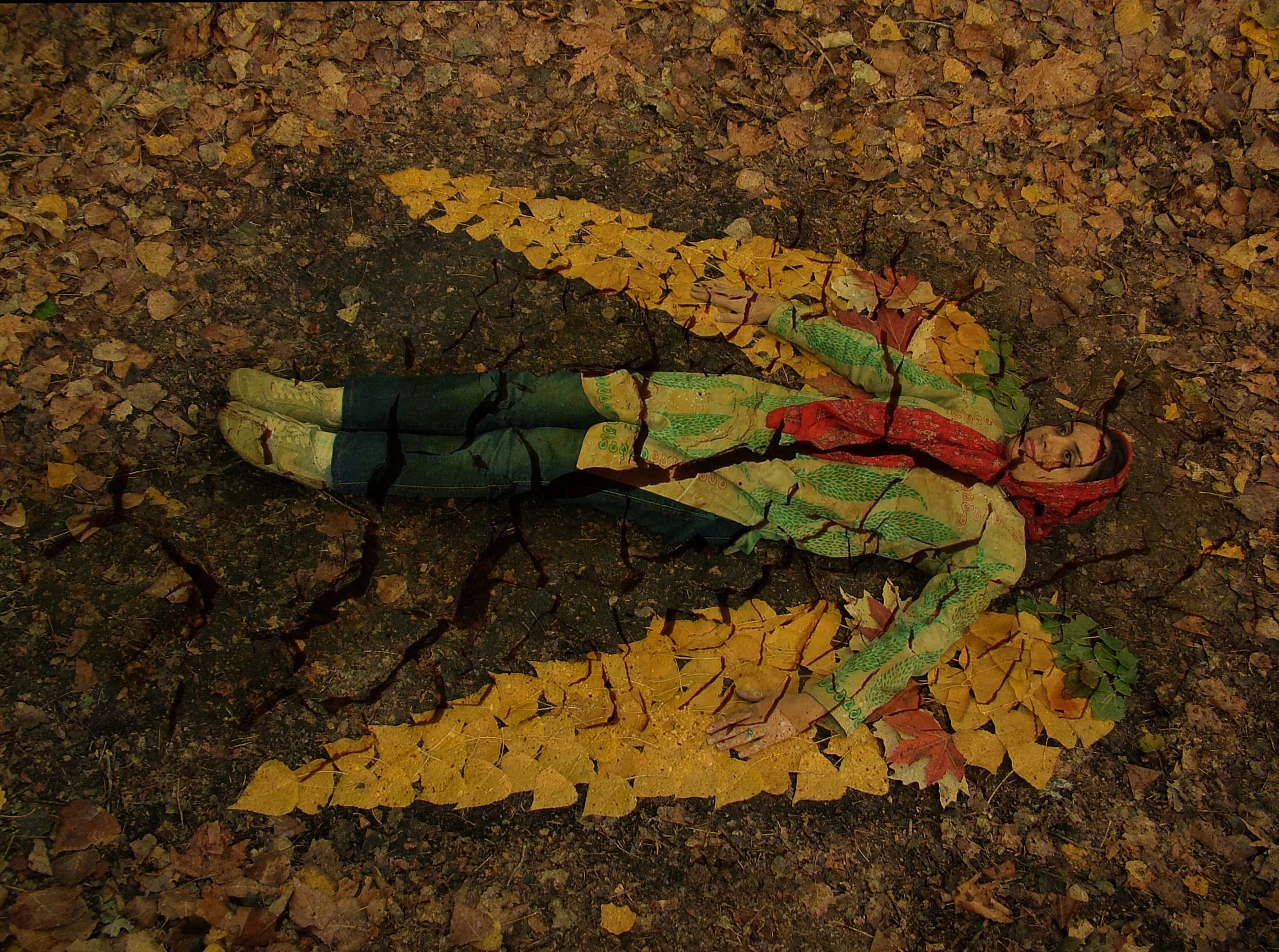 Fallen angels, from the series Angels in Paradise