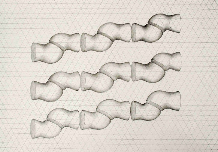 Untitled (Study for Hexagonal Quintet Suite #1)