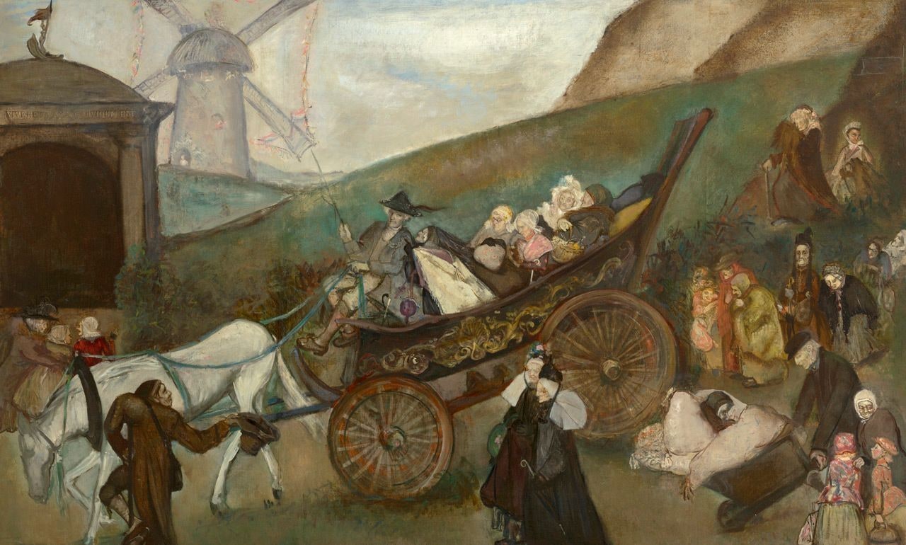 Old Ladies in Carriage