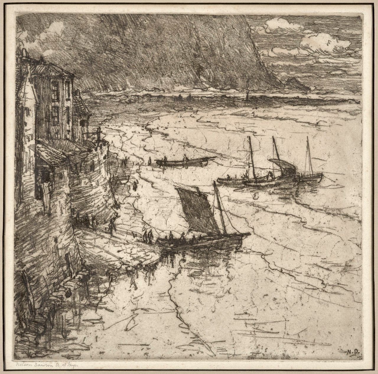 Untitled (Boats at the Shore)
