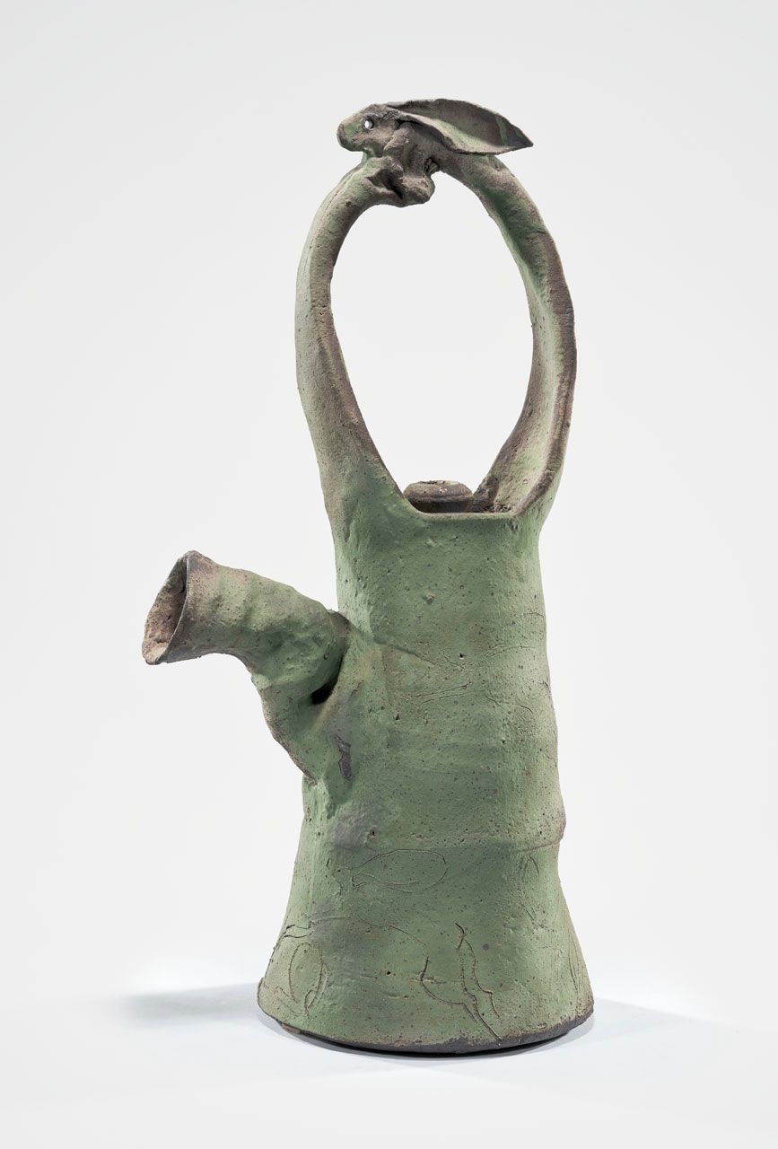 Green Rabbit Teapot