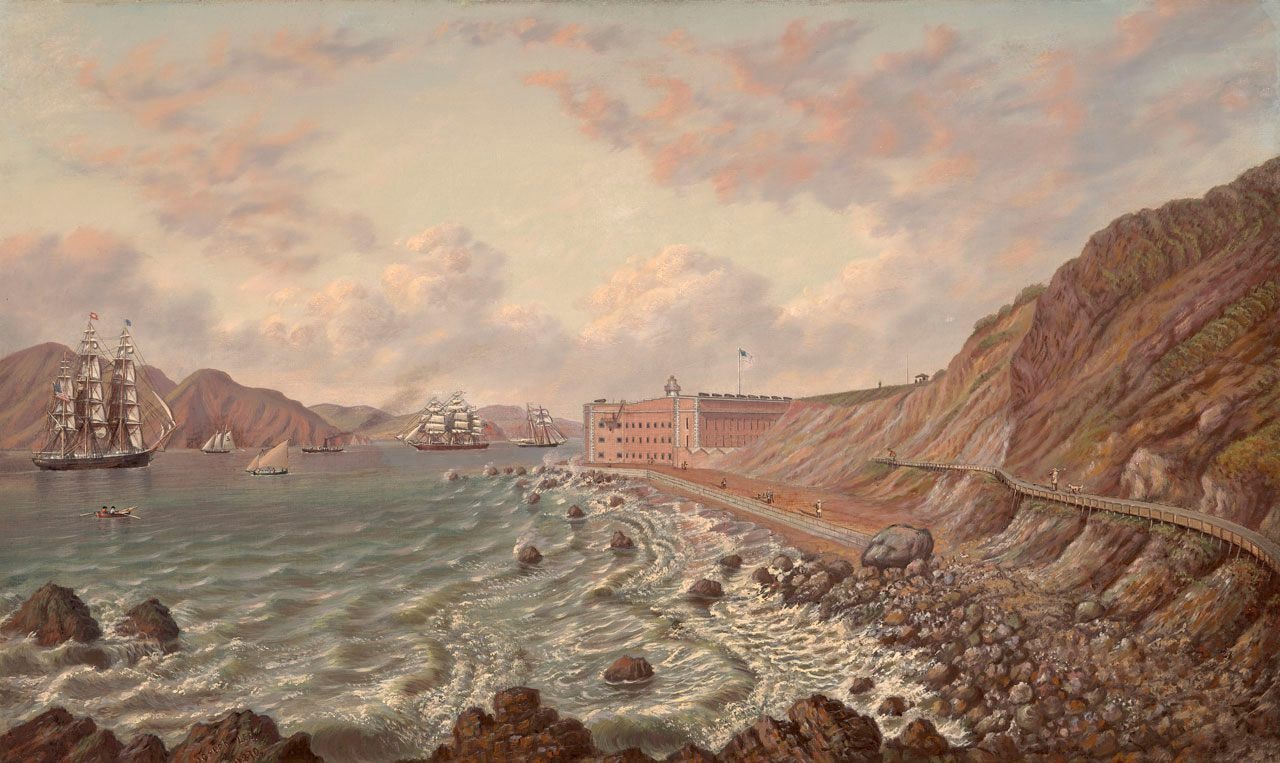 View of Fort Point, Golden Gate, San Francisco