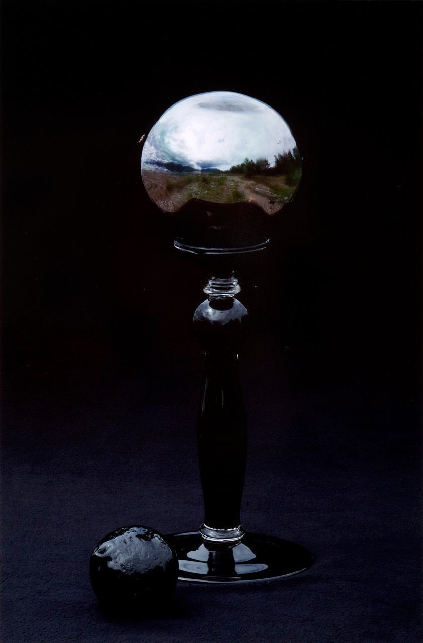 Gazing Ball with Lemon and Fly