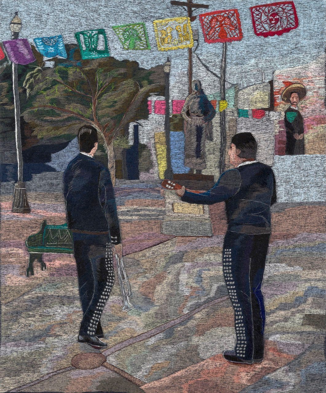 Warming Up in the Plaza