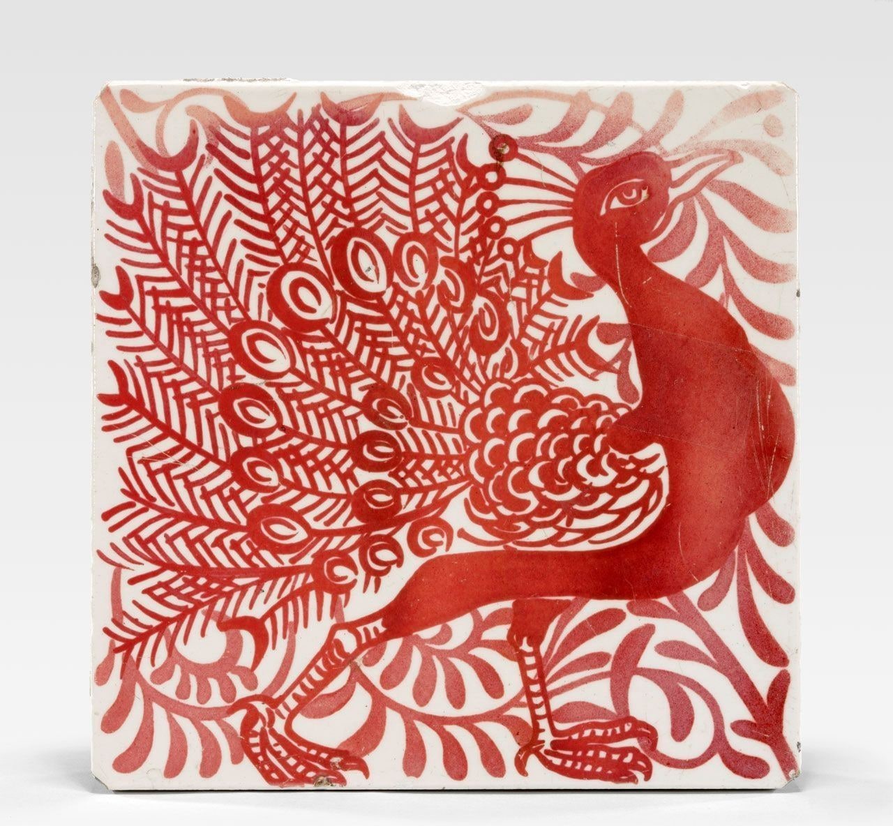 Single Peacock Tile