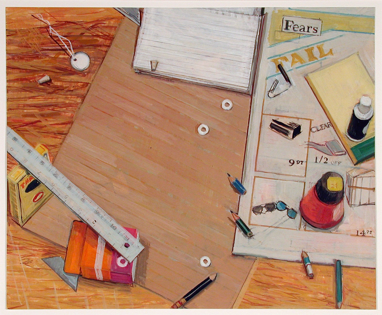 Ad Sheet with Yellow Thayer Box