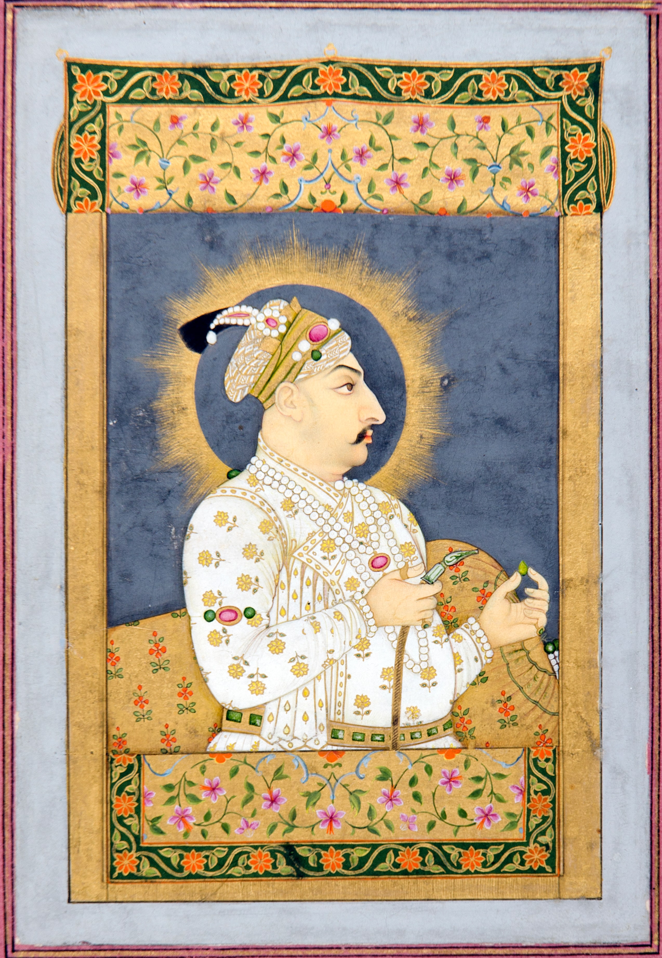 Jharokha portrait of Muhammad Shah