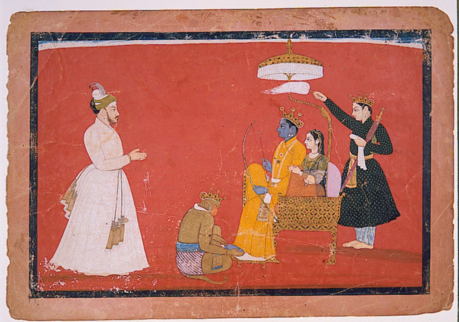 Rama and Sita Enthroned