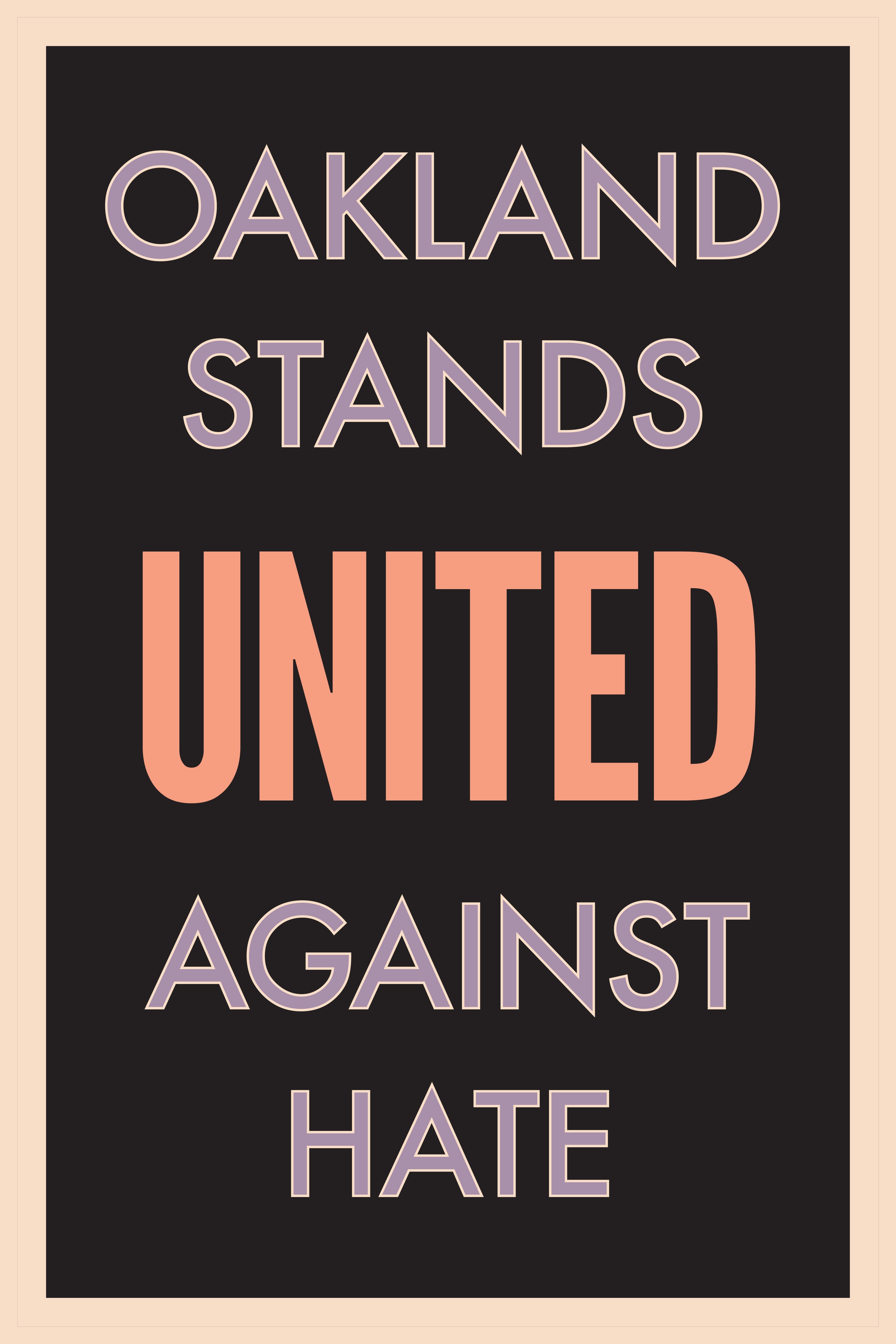 Oakland Stands United Against Hate