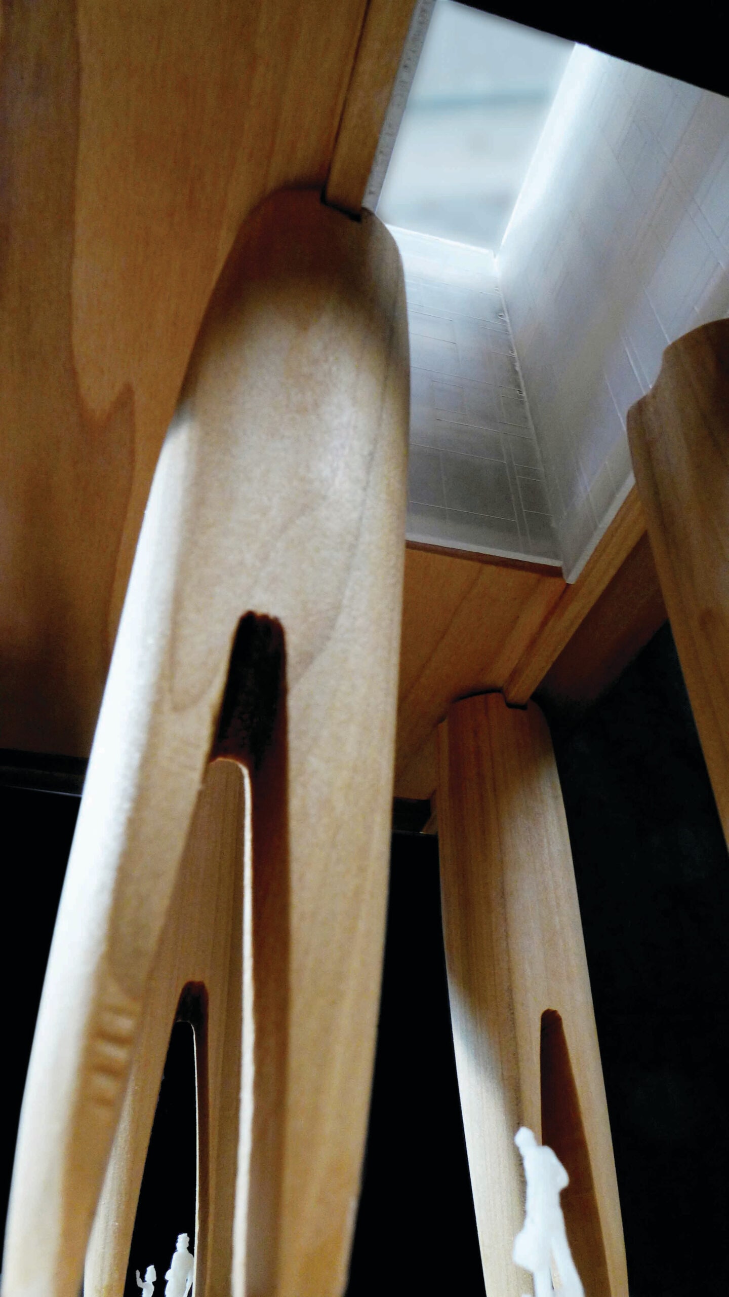 Section Model Cut through the School Bridge